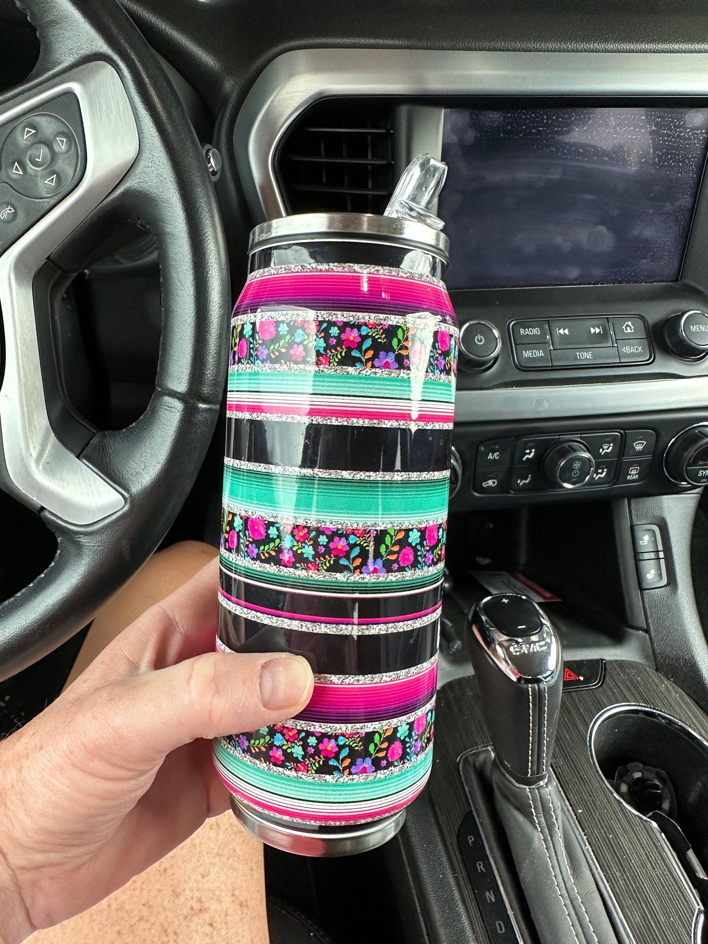 Western Tumbler: Stainless Steel Cowgirl/Cowboy Water Bottle