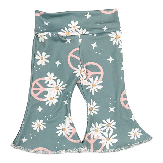 Peace Sign Bell Bottoms