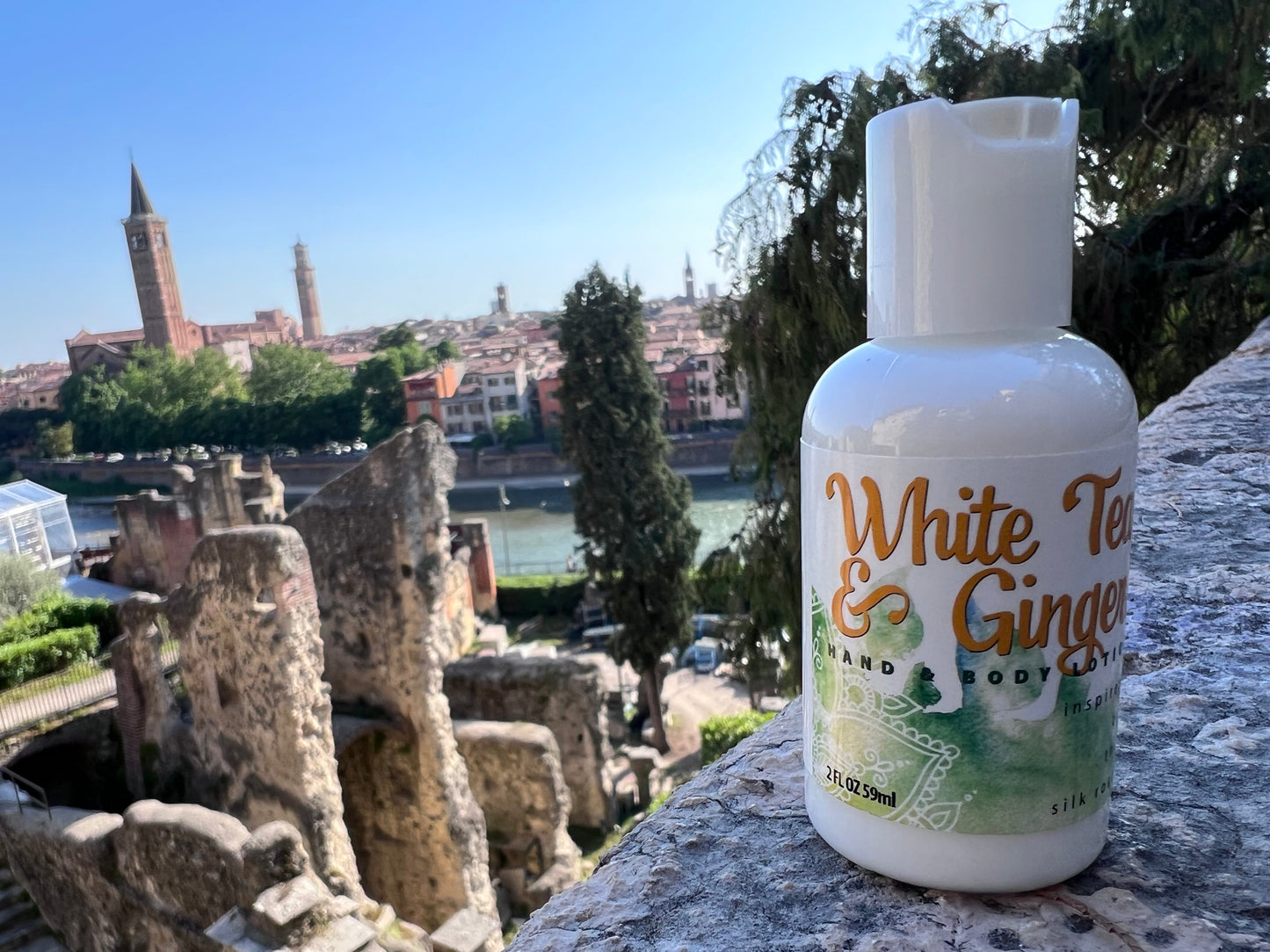 WHITE TEA & GINGER HAND & BODY LOTION 16 oz or 2 oz