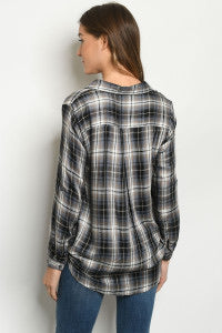 Plaid Fall Top