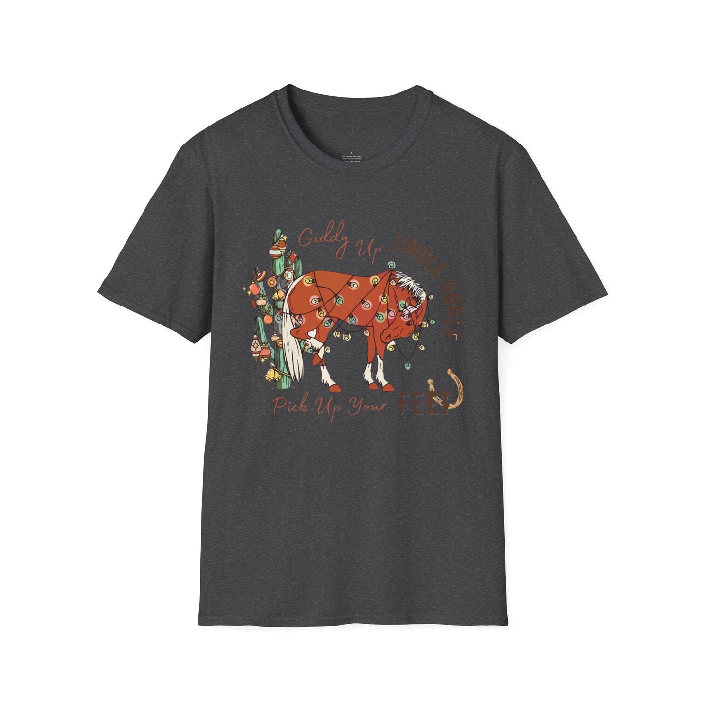 Jingle Horse Pick Up Your Feet, Softstyle T-Shirt - SmorgeousByGina