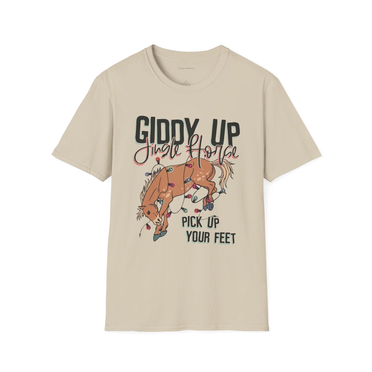 Jingle Horse Softstyle T-Shirt - SmorgeousByGina