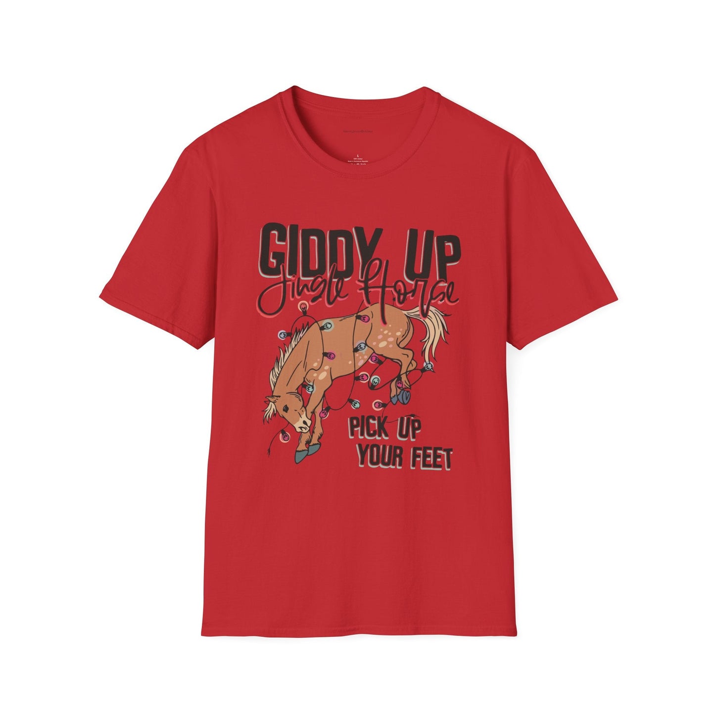Jingle Horse Softstyle T-Shirt - SmorgeousByGina