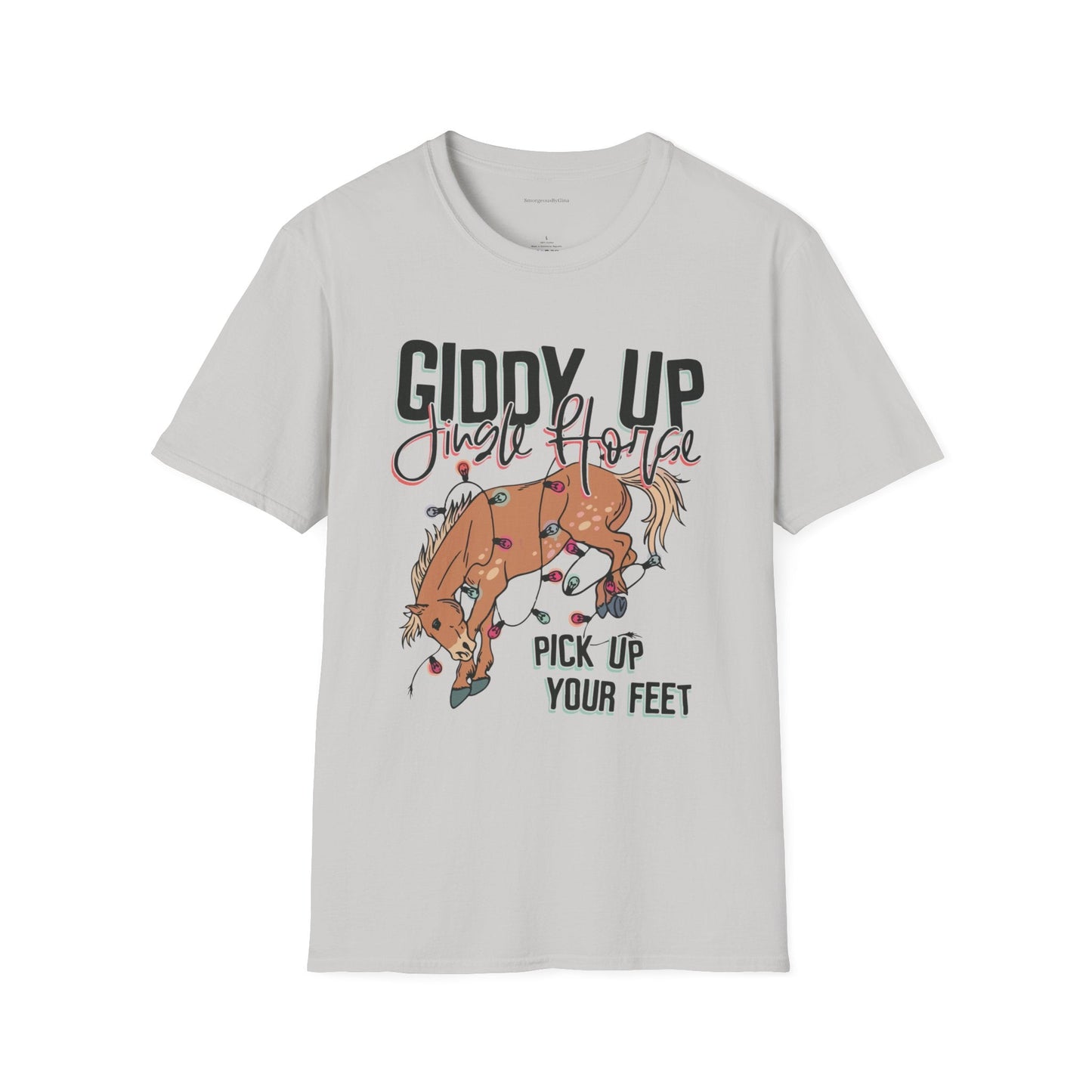 Jingle Horse Softstyle T-Shirt - SmorgeousByGina