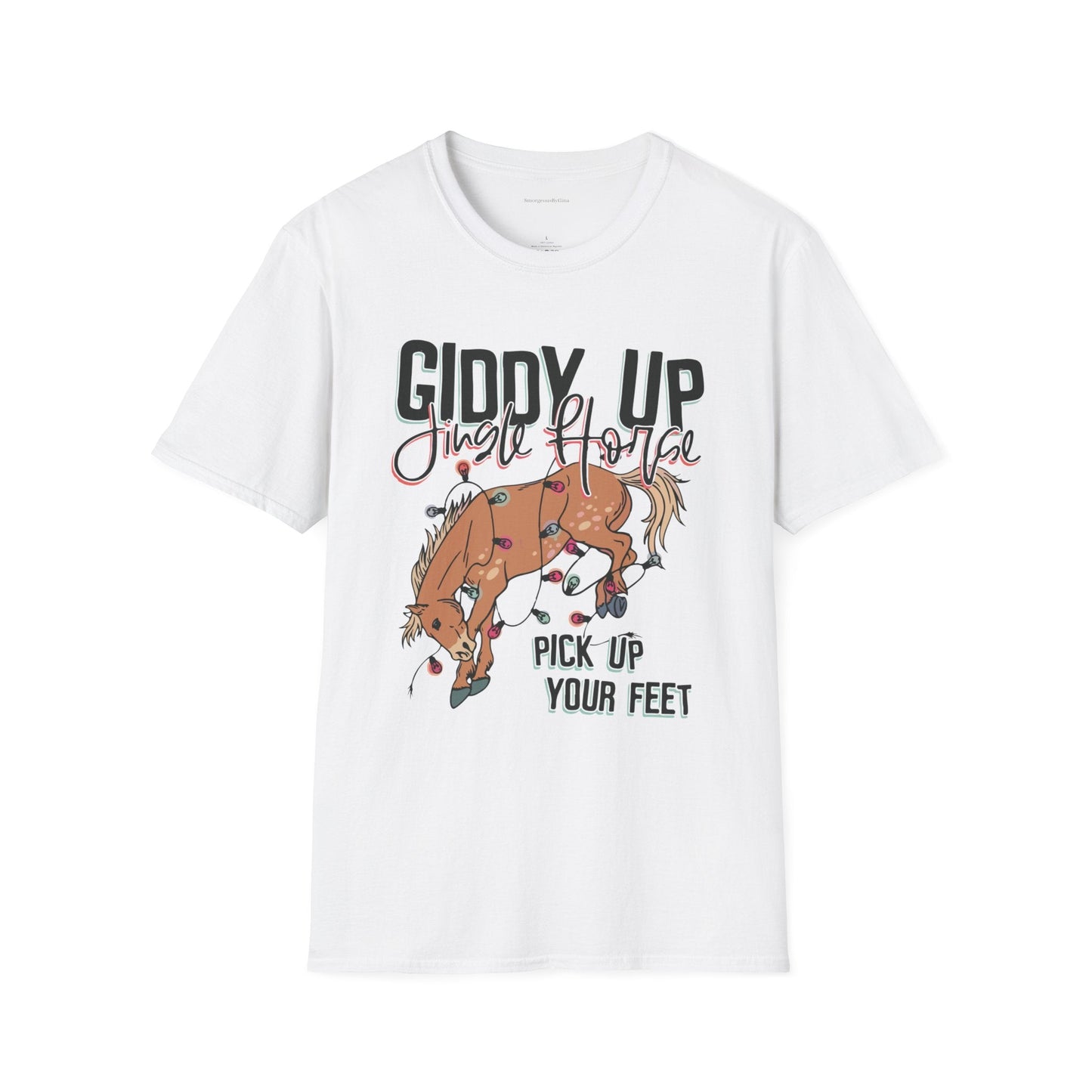 Jingle Horse Softstyle T-Shirt - SmorgeousByGina