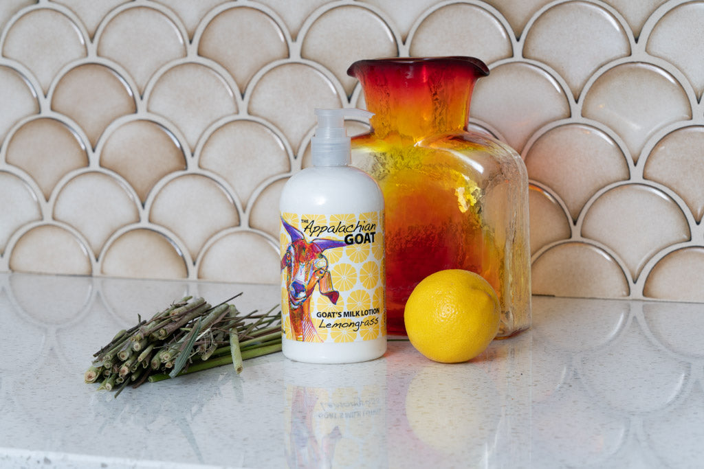 LEMONGRASS GOATS MILK LOTION 16 oz. or 2 oz.