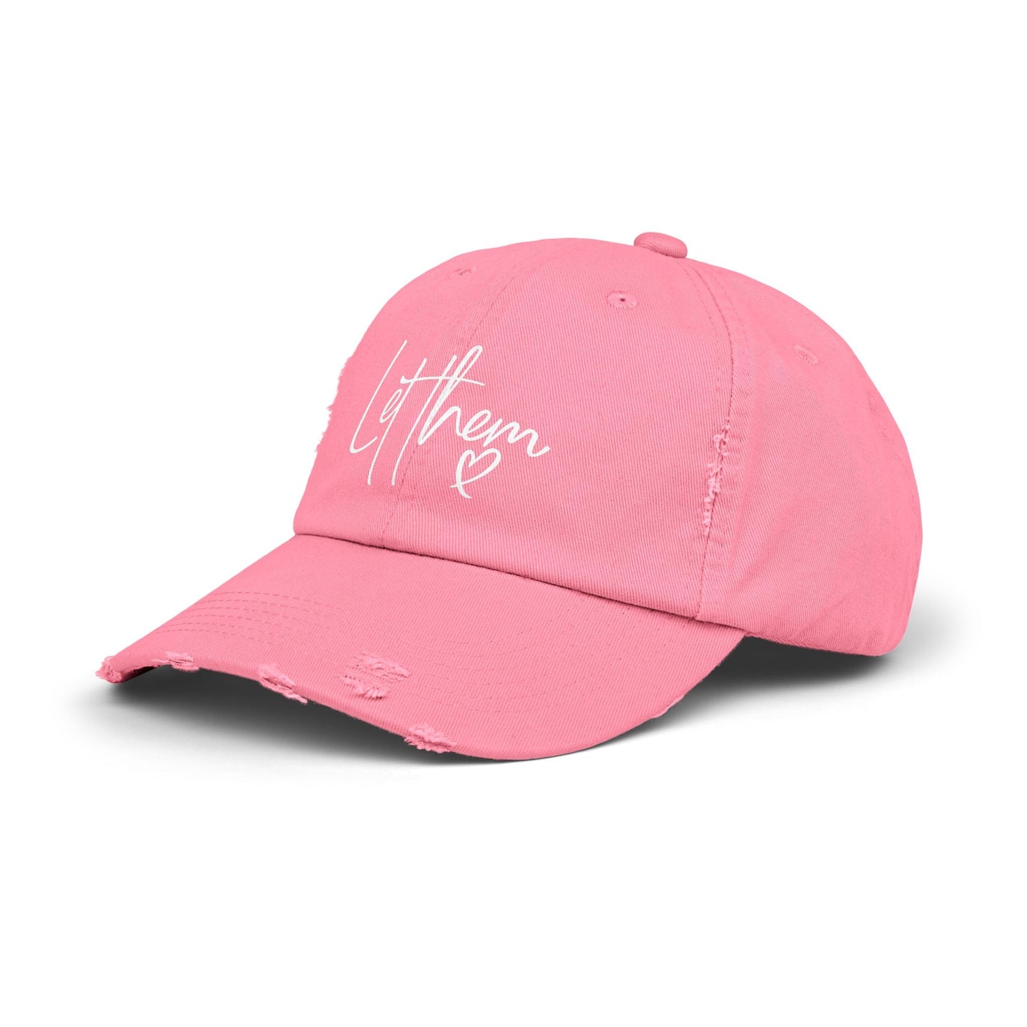 Let Them Unisex Distressed Cap - SmorgeousByGina