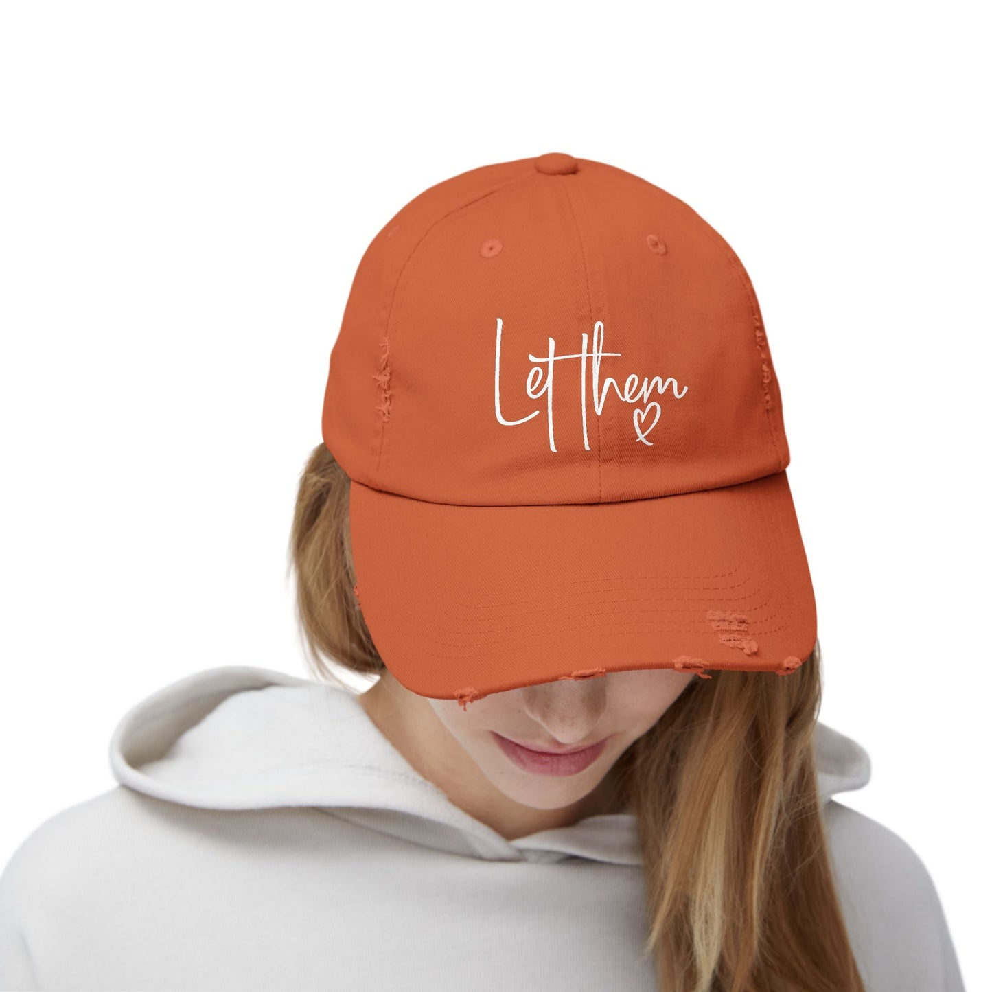 Let Them Unisex Distressed Cap - SmorgeousByGina