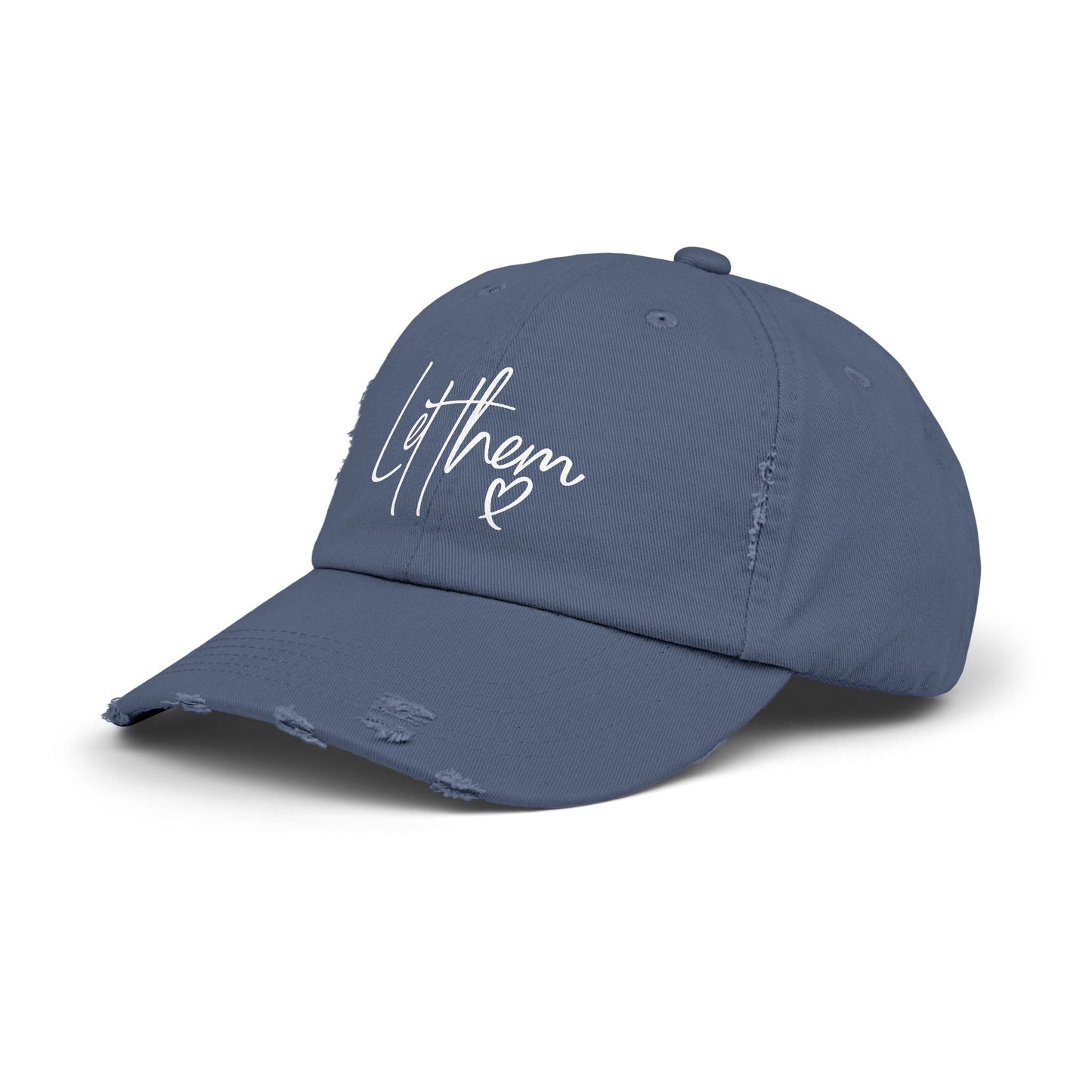 Let Them Unisex Distressed Cap - SmorgeousByGina