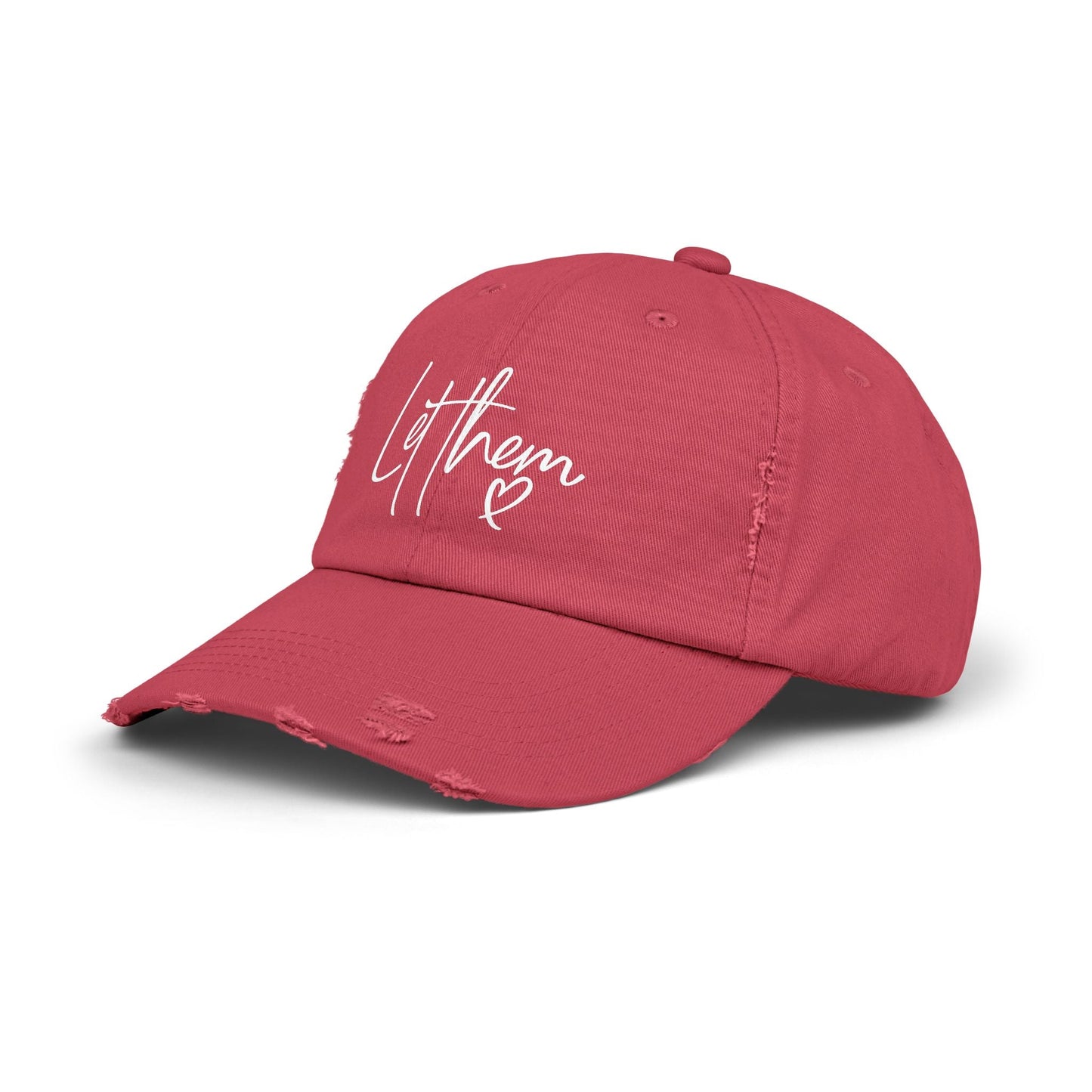 Let Them Unisex Distressed Cap - SmorgeousByGina