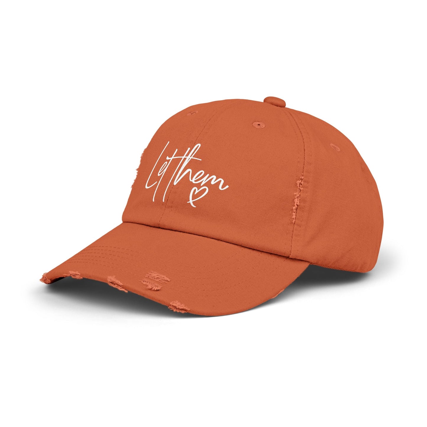 Let Them Unisex Distressed Cap - SmorgeousByGina