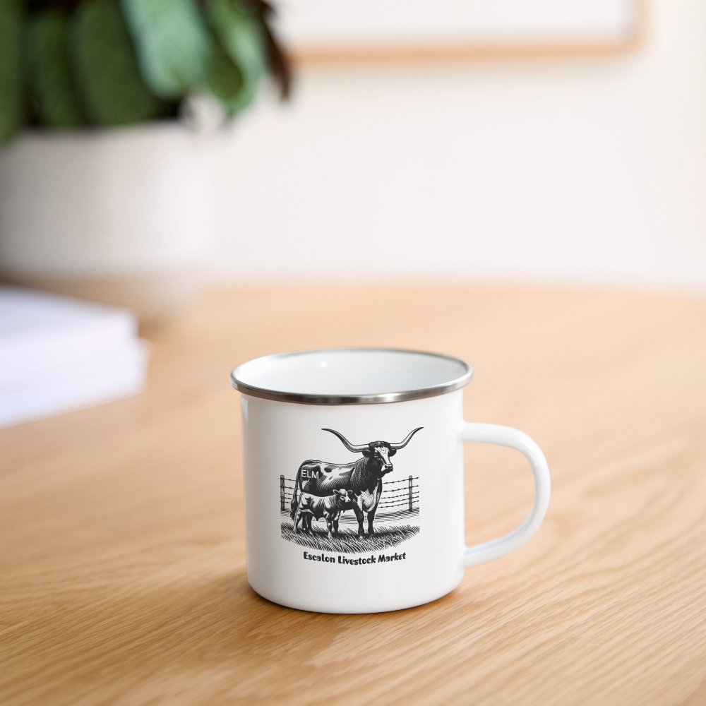 Longhorn Cow & Calf Camper Mug - SmorgeousByGina