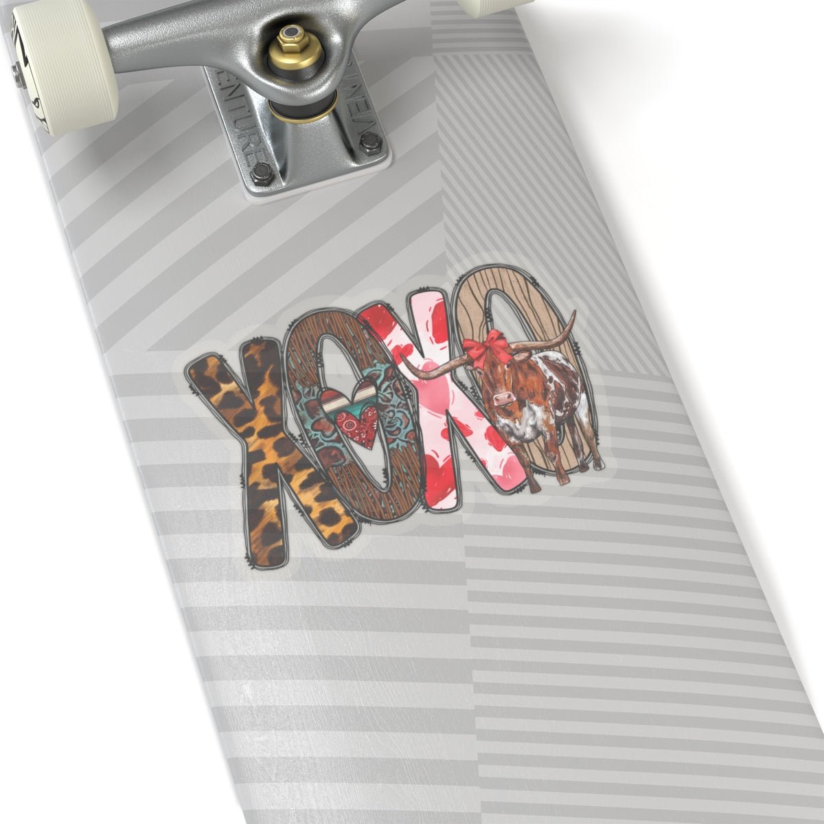 Longhorn, Hugs and Kisses, Kiss-Cut Stickers - SmorgeousByGina
