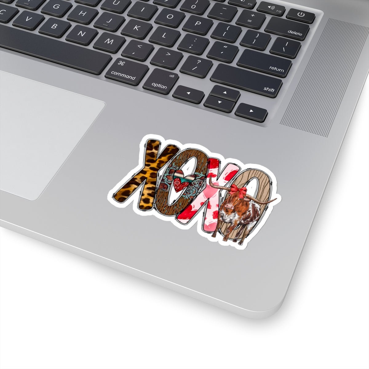 Longhorn, Hugs and Kisses, Kiss-Cut Stickers - SmorgeousByGina