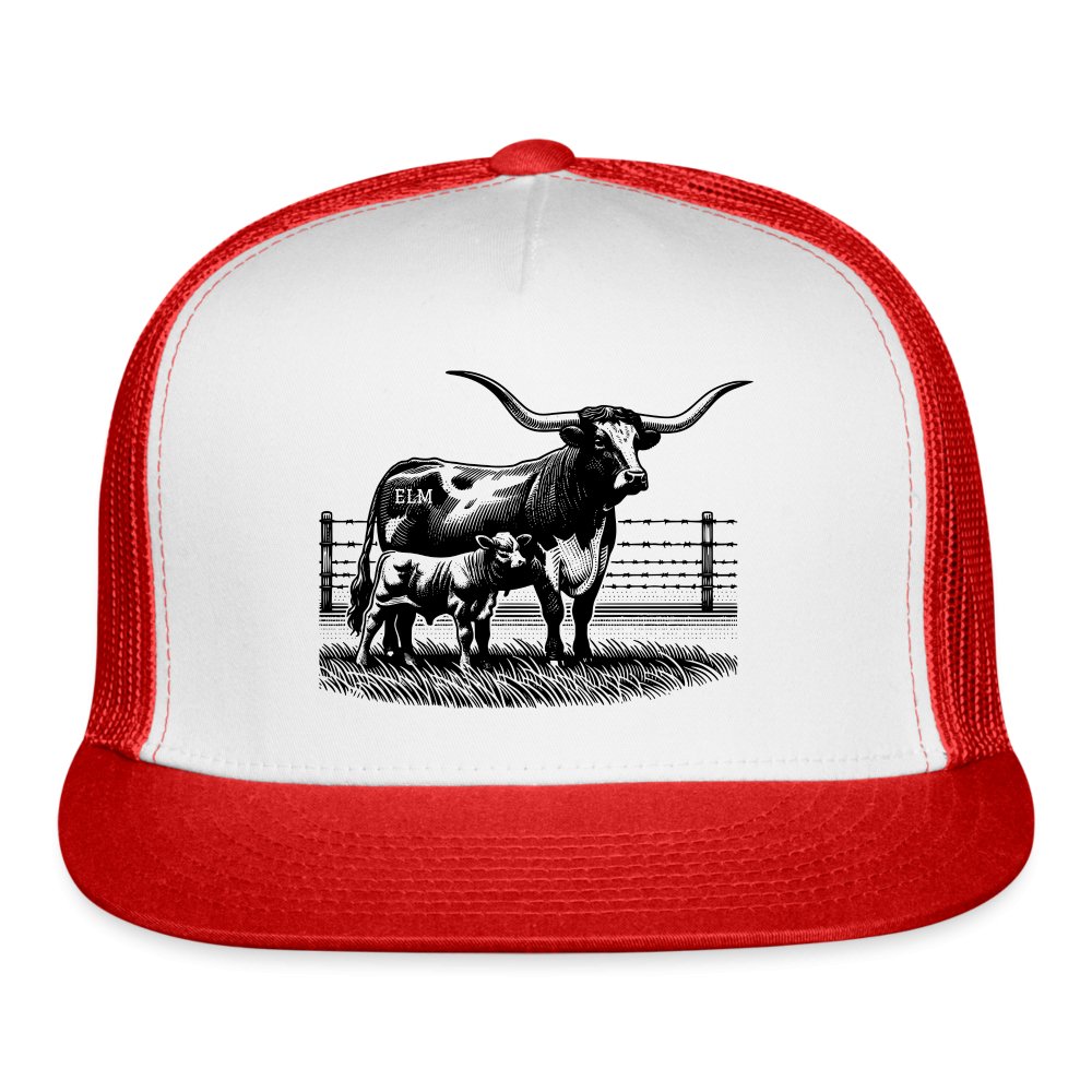 Longhorn Pair Trucker Cap - SmorgeousByGina