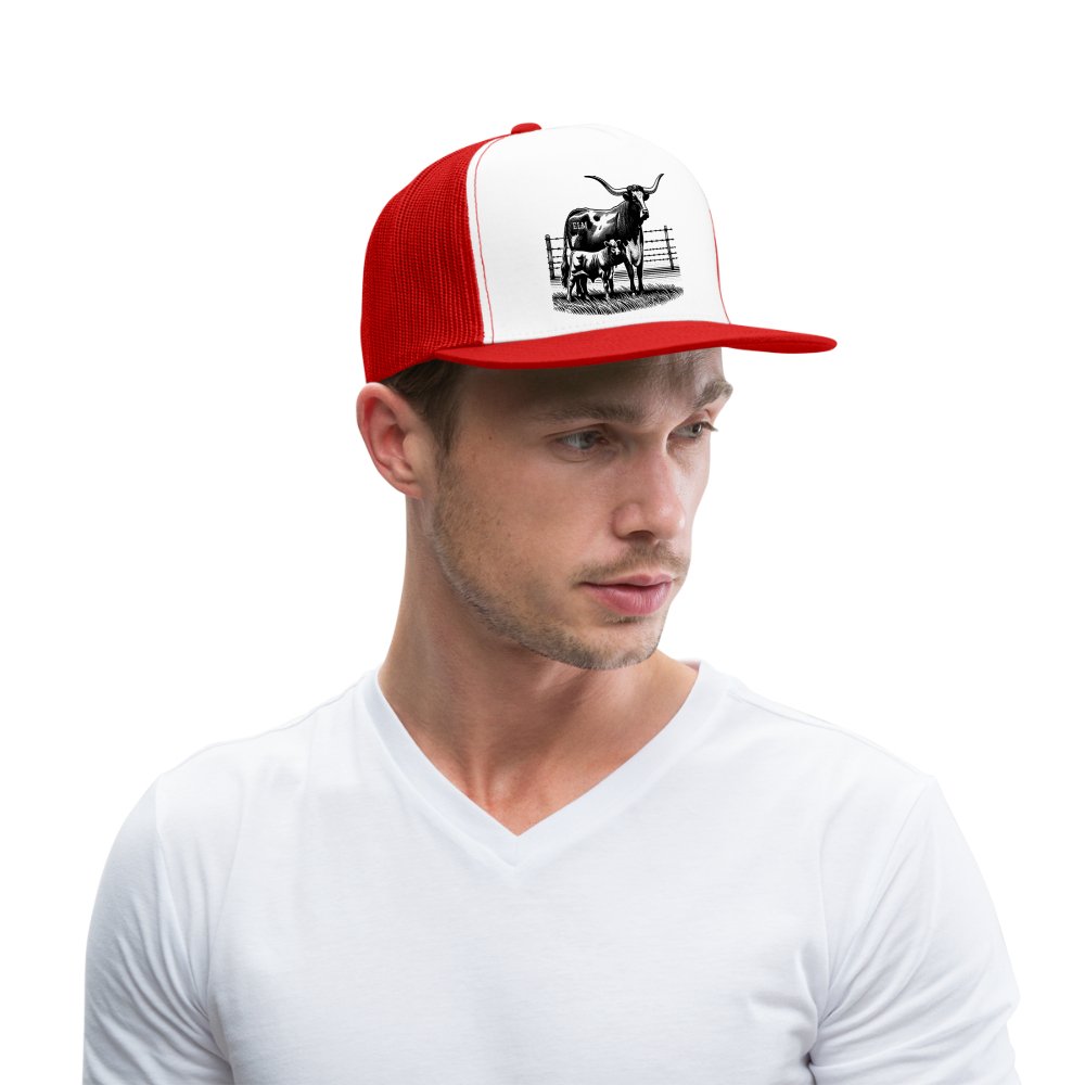Longhorn Pair Trucker Cap - SmorgeousByGina