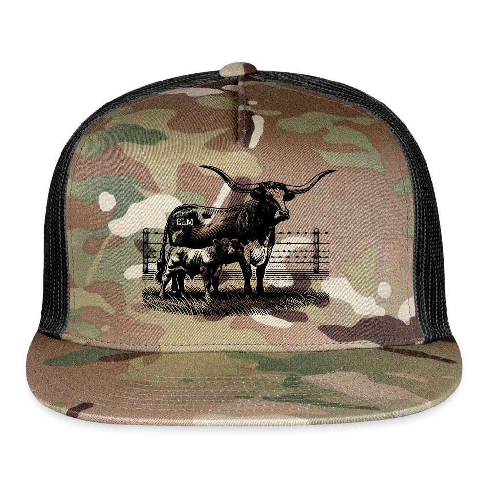 Longhorn Pair Trucker Cap - SmorgeousByGina