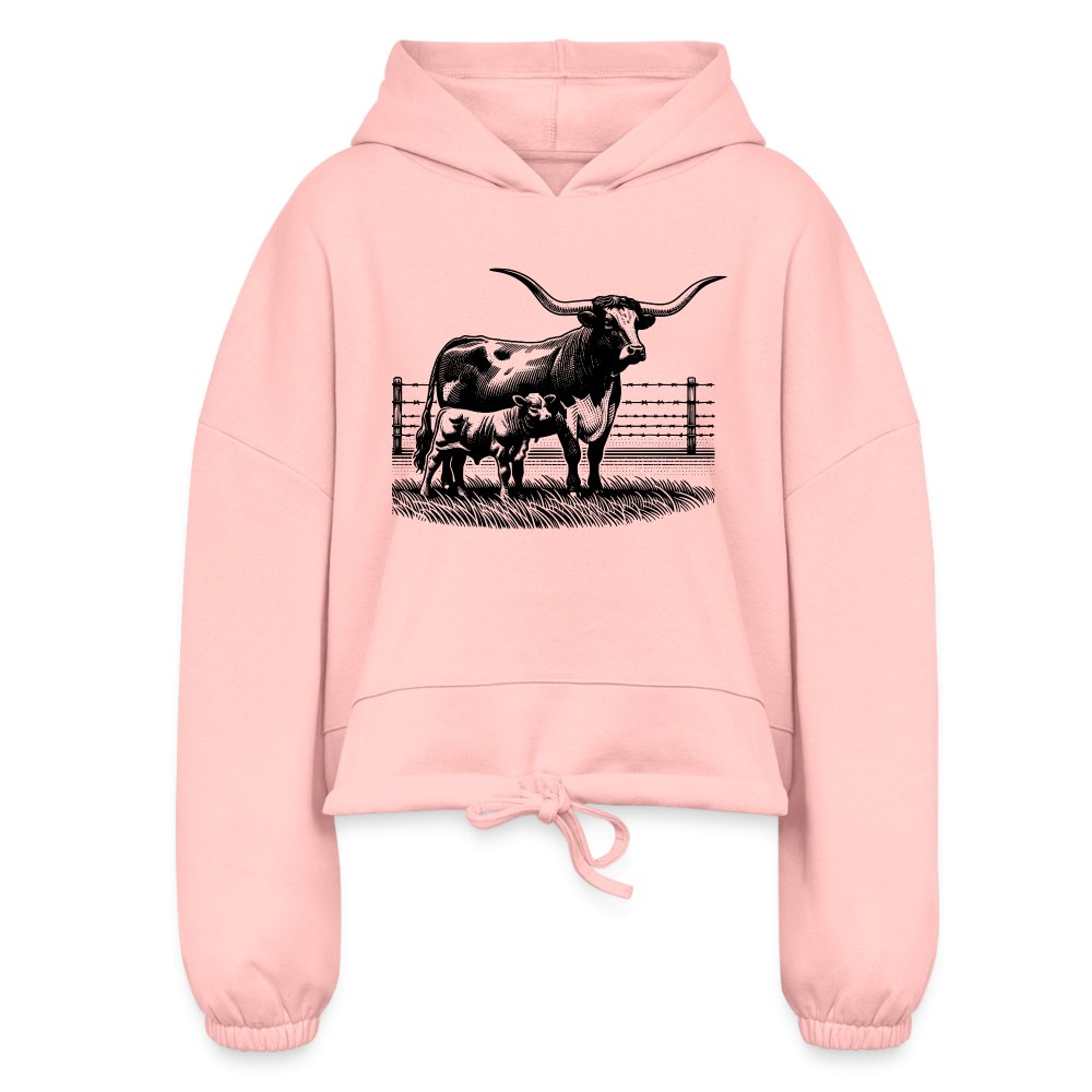 Longhorn Women’s Cropped Hoodie - SmorgeousByGina