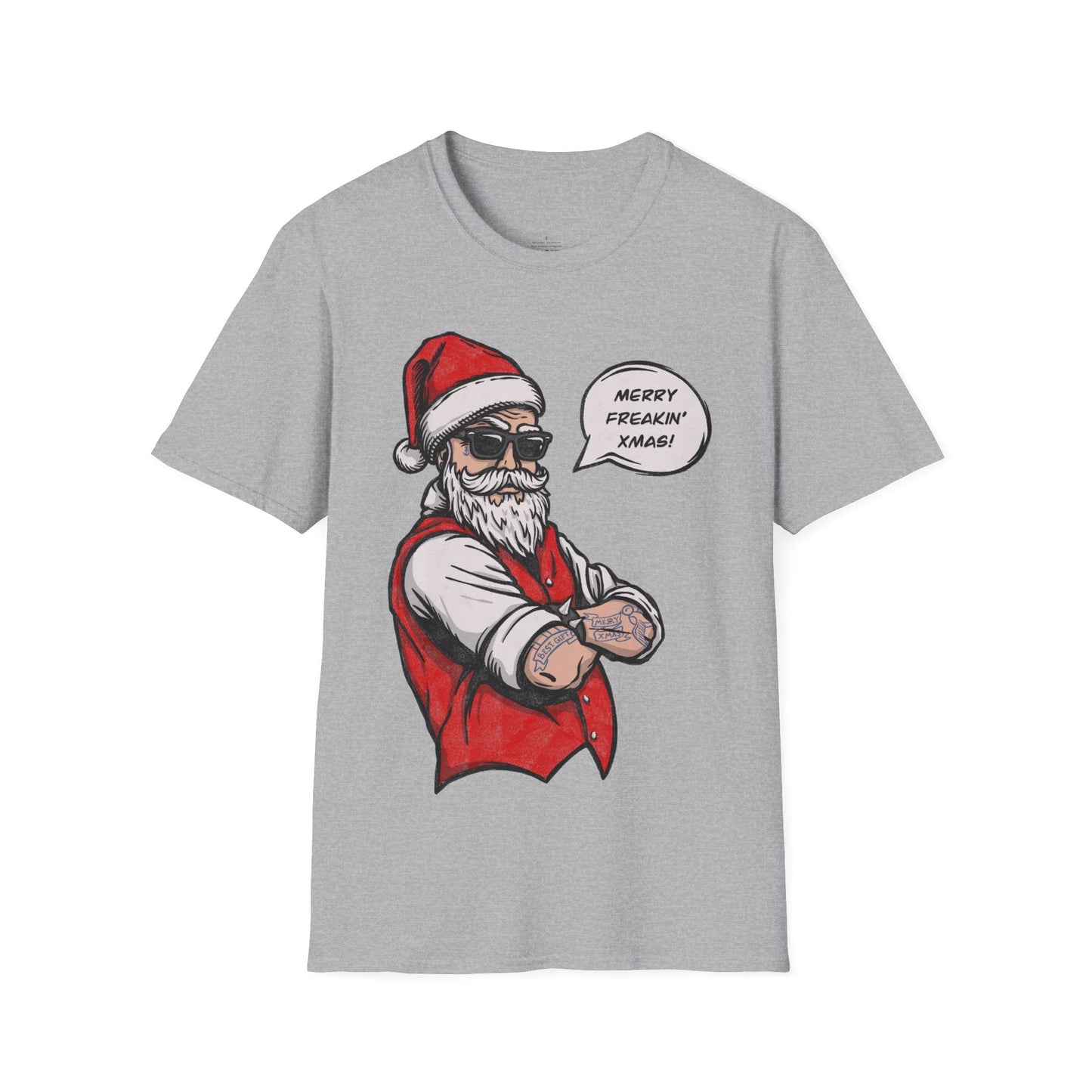 Merry Freaking Christmas Softstyle T-Shirt - SmorgeousByGina