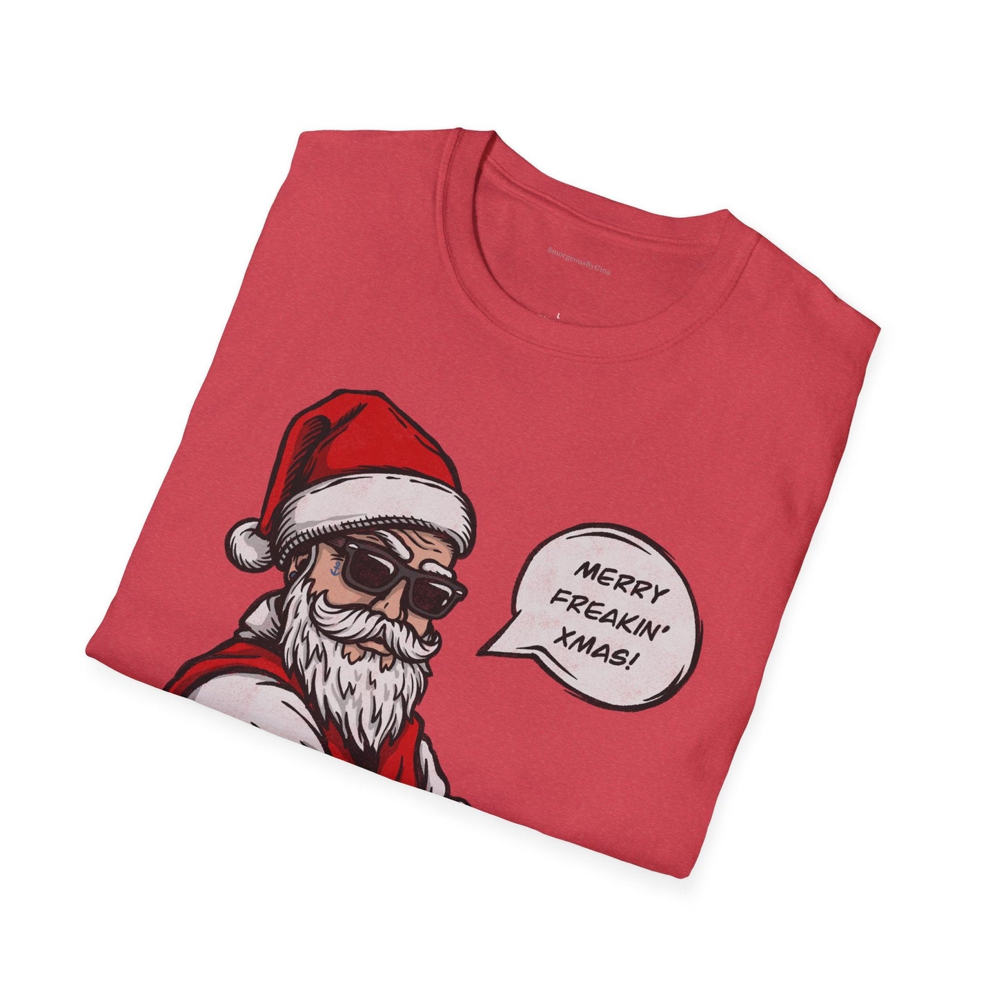 Merry Freaking Christmas Softstyle T-Shirt - SmorgeousByGina