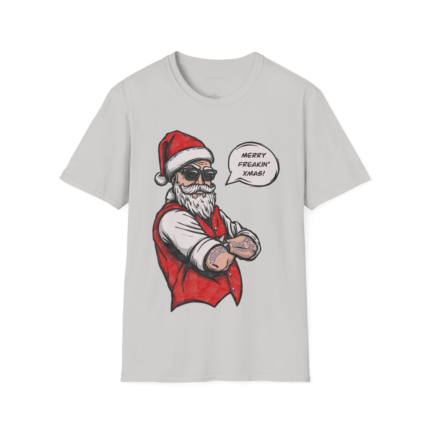 Merry Freaking Christmas Softstyle T-Shirt - SmorgeousByGina