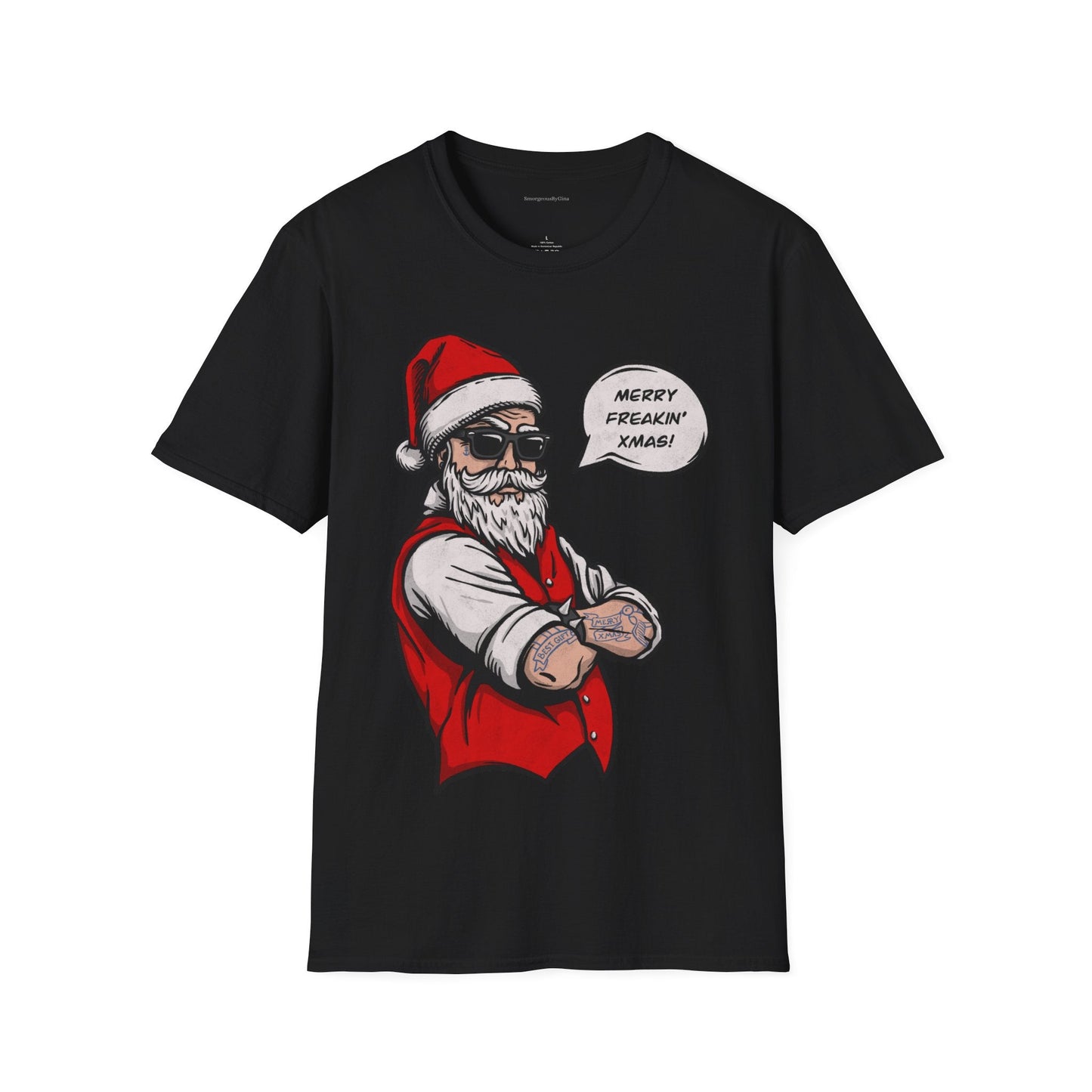Merry Freaking Christmas Softstyle T-Shirt - SmorgeousByGina