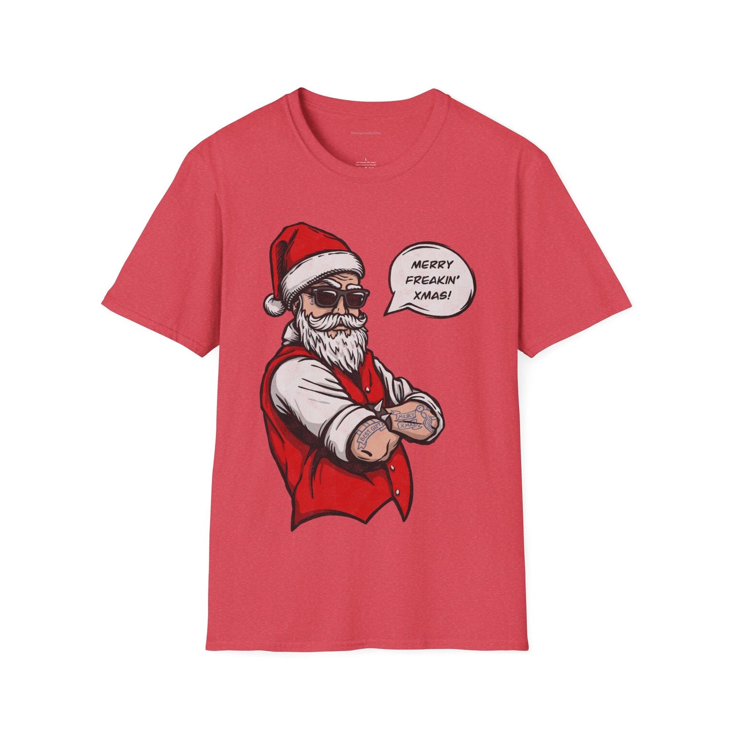 Merry Freaking Christmas Softstyle T-Shirt - SmorgeousByGina