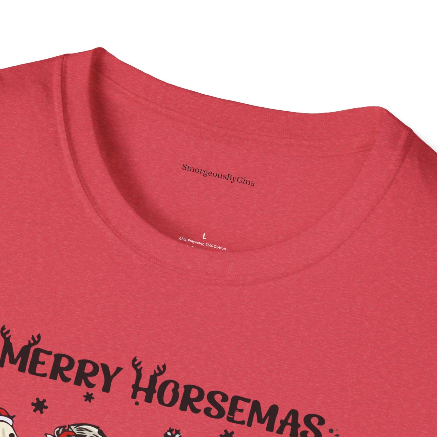 Merry Horsemas, Christmas Shirt, Softstyle T-Shirt - SmorgeousByGina