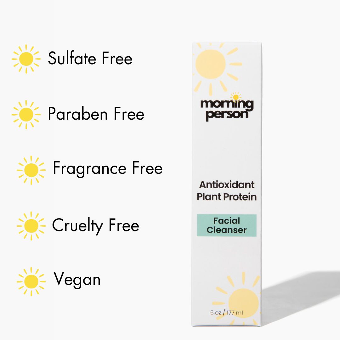 Morning Person Antioxidant Plant Protein Face Cleanser
