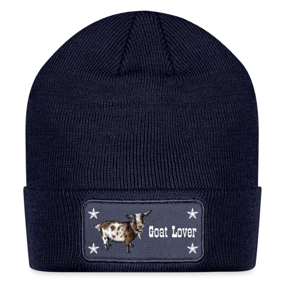 Patch Beanie, Goat Lover - SmorgeousByGina