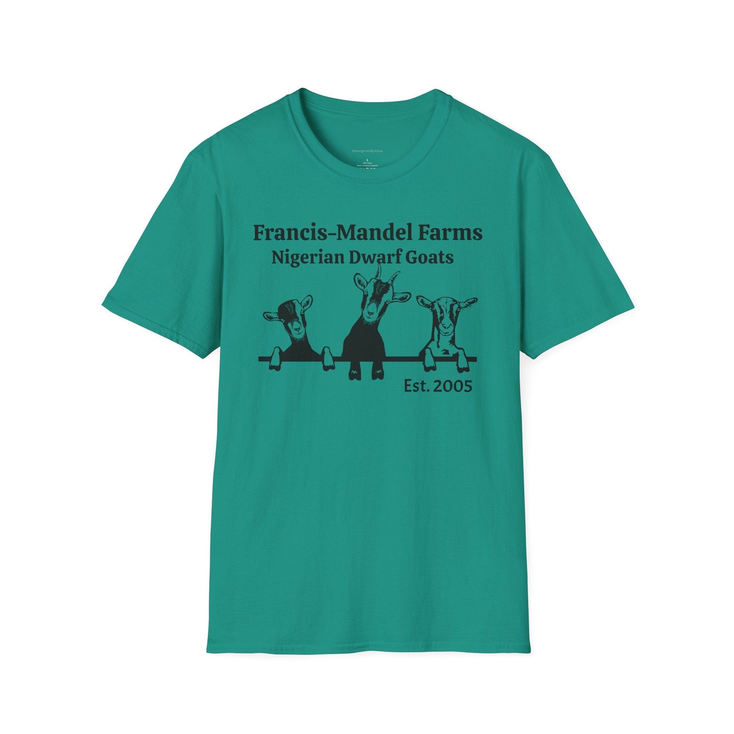 Personalized Goat Tee, Softstyle T-Shirt - SmorgeousByGina