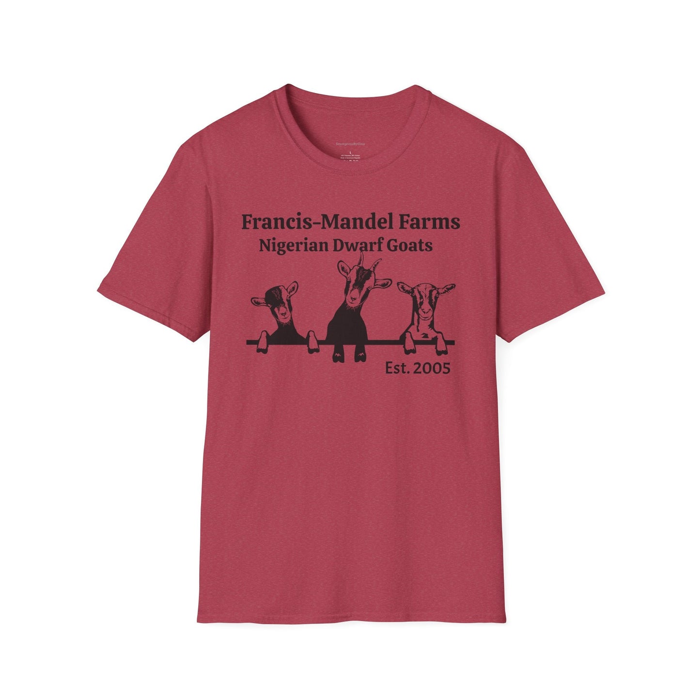 Personalized Goat Tee, Softstyle T-Shirt - SmorgeousByGina