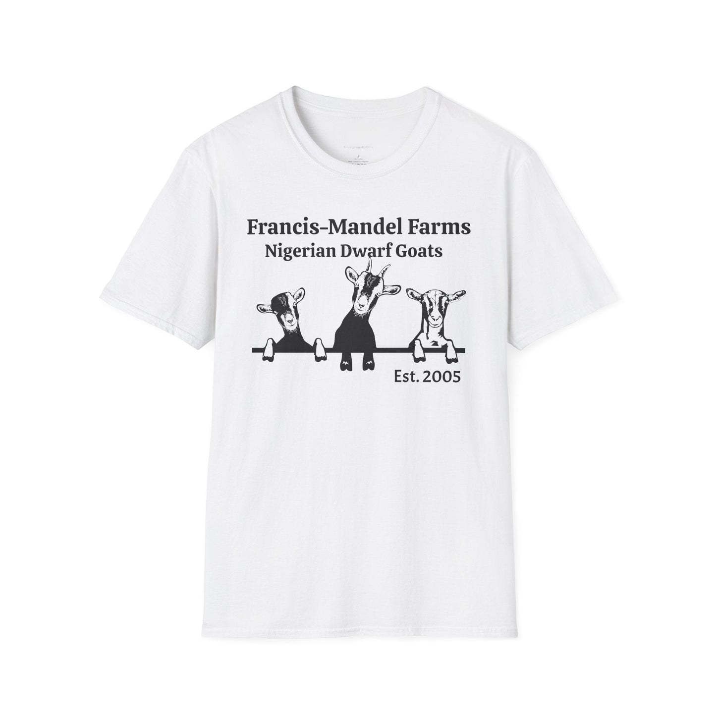 Personalized Goat Tee, Softstyle T-Shirt - SmorgeousByGina