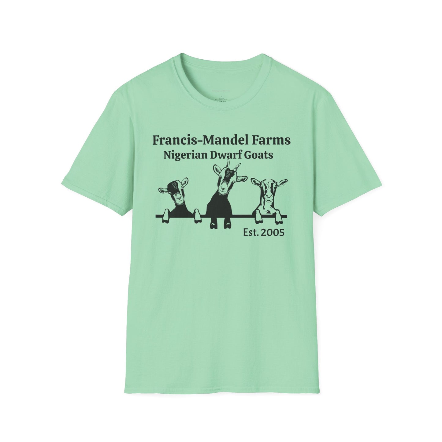 Personalized Goat Tee, Softstyle T-Shirt - SmorgeousByGina