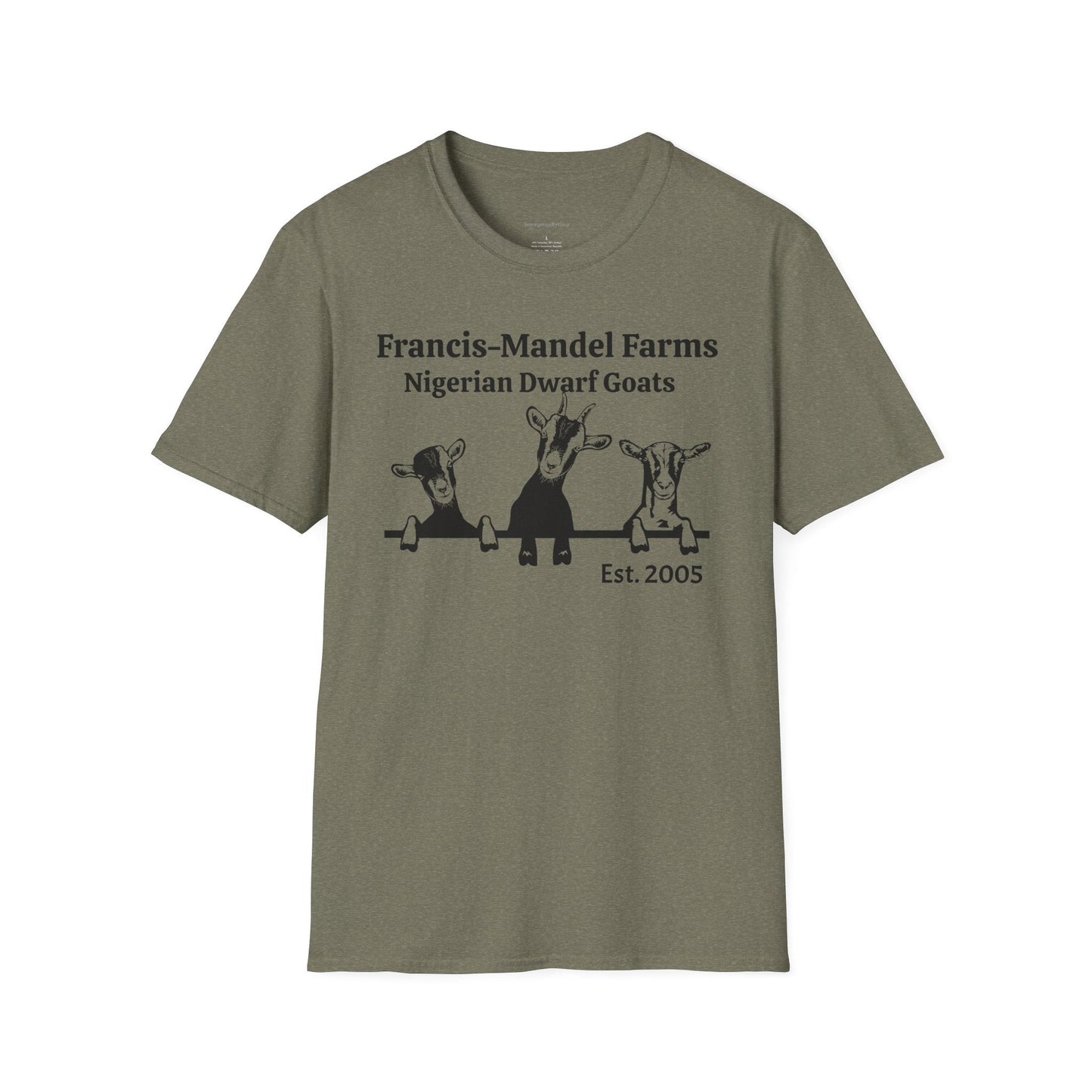 Personalized Goat Tee, Softstyle T-Shirt - SmorgeousByGina