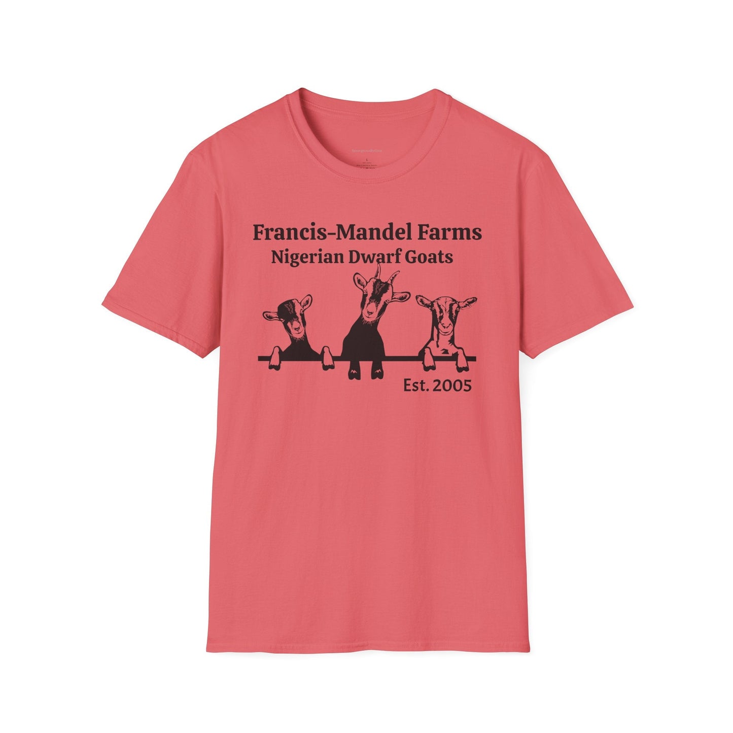 Personalized Goat Tee, Softstyle T-Shirt - SmorgeousByGina