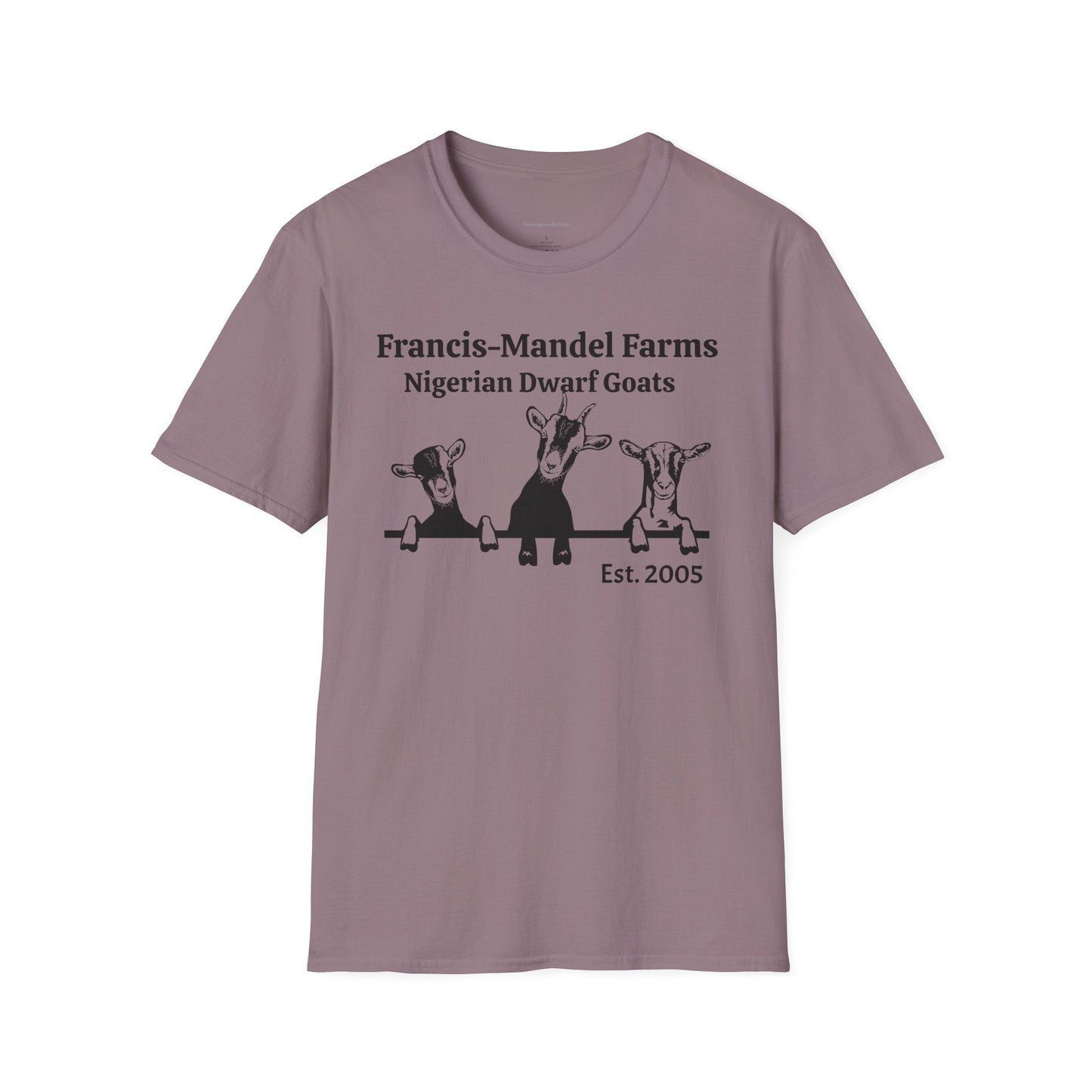 Personalized Goat Tee, Softstyle T-Shirt - SmorgeousByGina