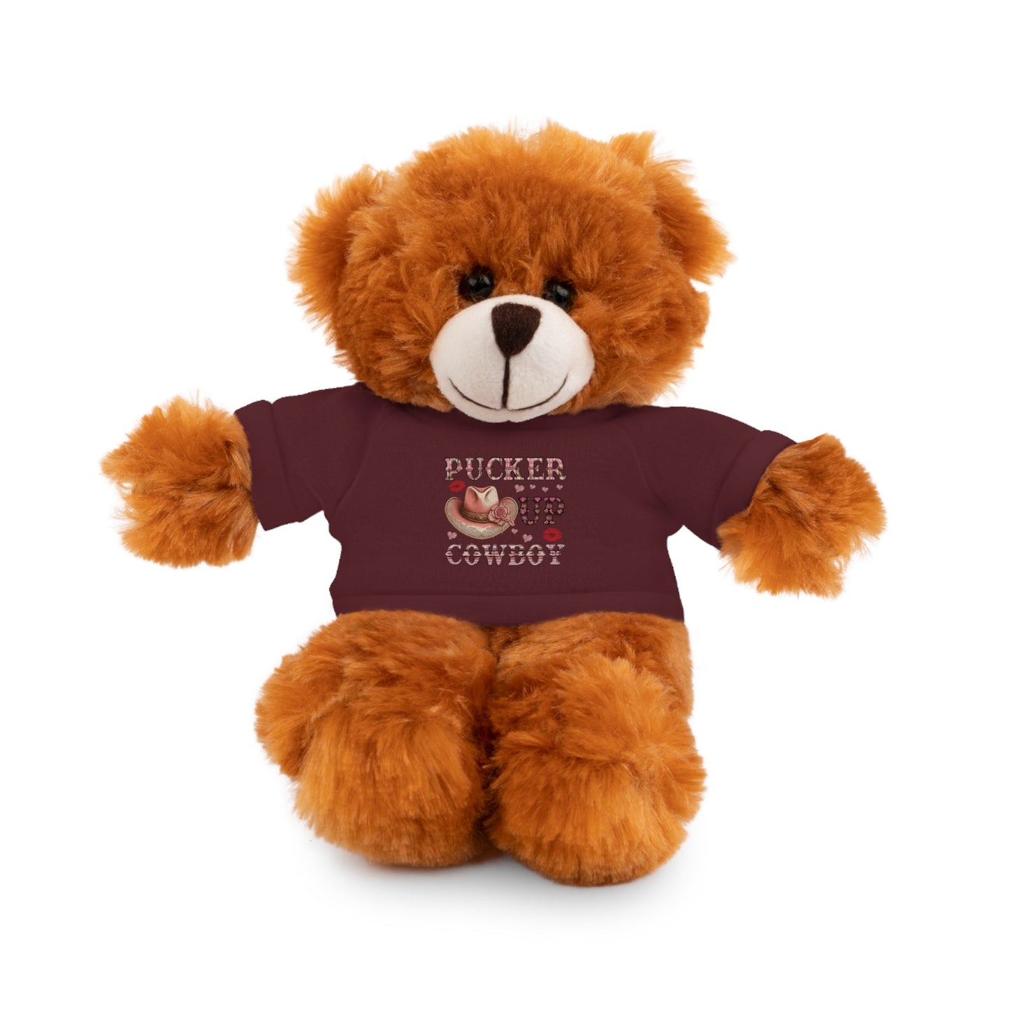 Pucker Up Cowboy Stuffed Animals with Tee - SmorgeousByGina