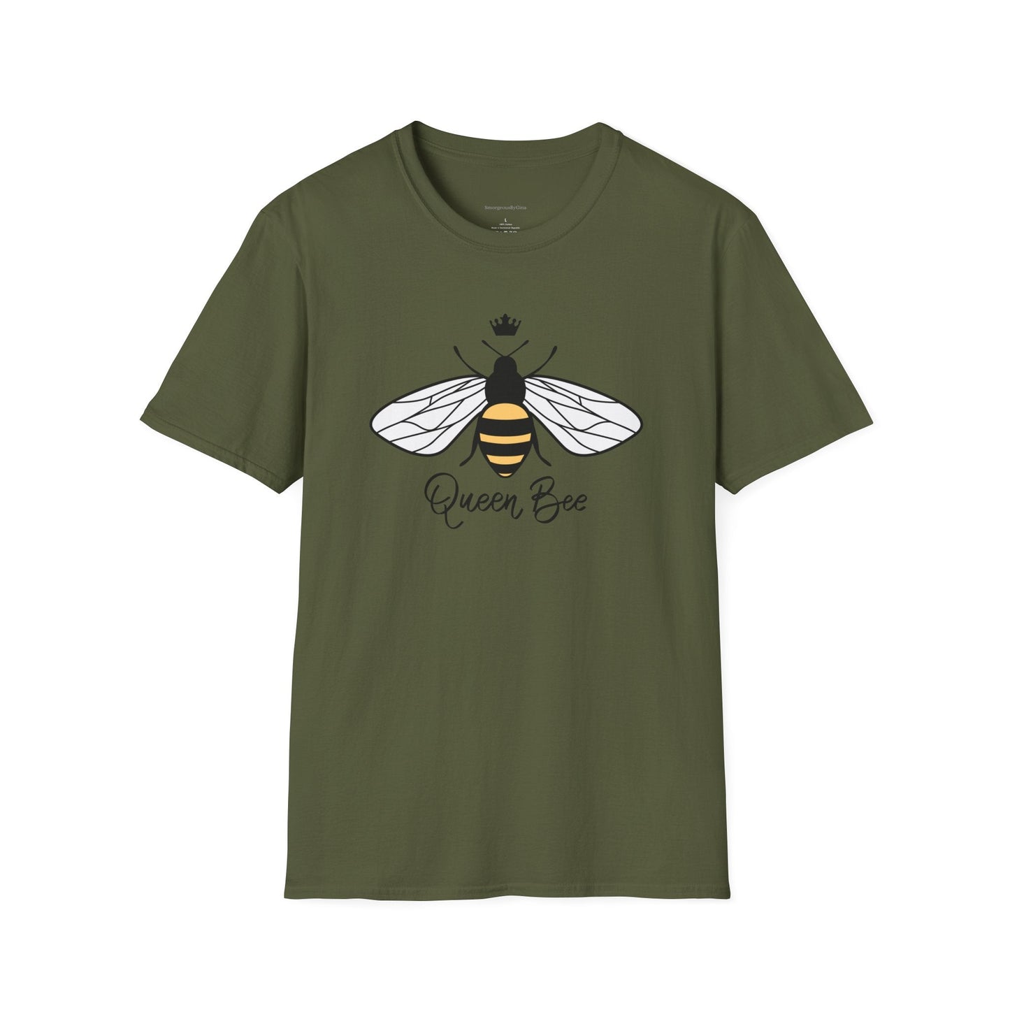 Queen Bee Tee, Queen Bee Shirt, Bee Shirt, Bees, Softstyle T-Shirt, Celebrate Spring Tee - SmorgeousByGina