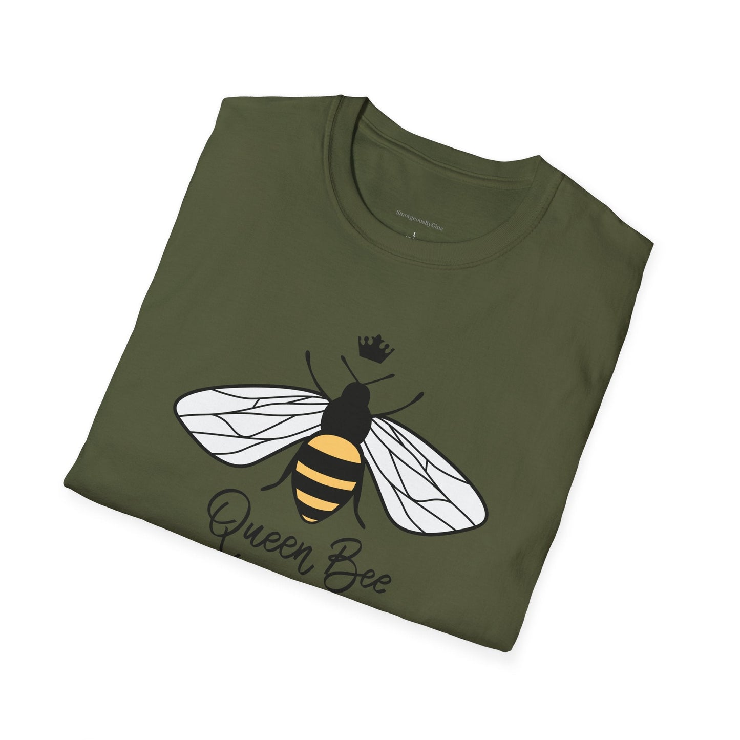 Queen Bee Tee, Queen Bee Shirt, Bee Shirt, Bees, Softstyle T-Shirt, Celebrate Spring Tee - SmorgeousByGina