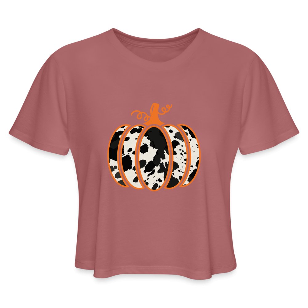 Rawhide Pumpkin Women's Cropped T-Shirt - SmorgeousByGina
