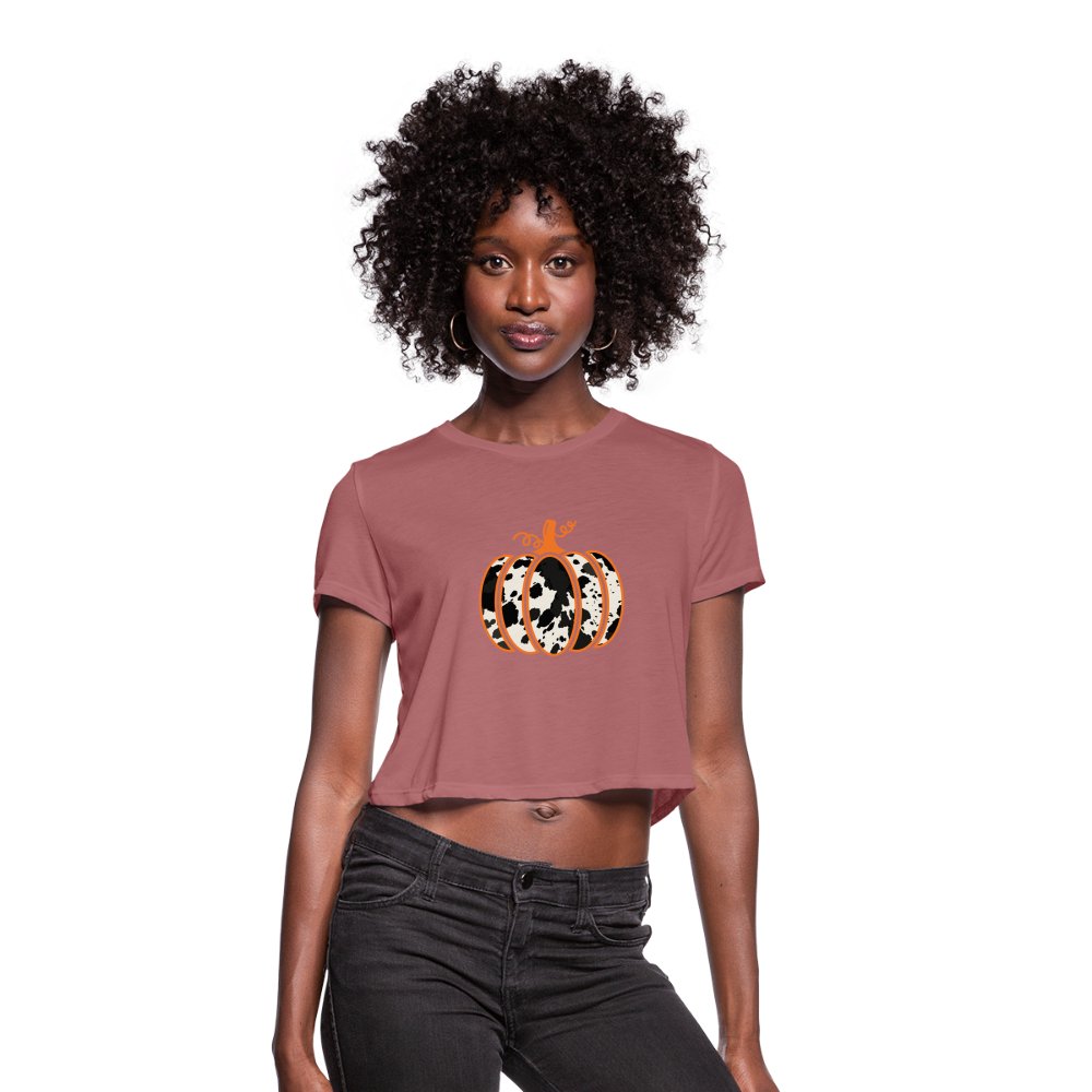 Rawhide Pumpkin Women's Cropped T-Shirt - SmorgeousByGina
