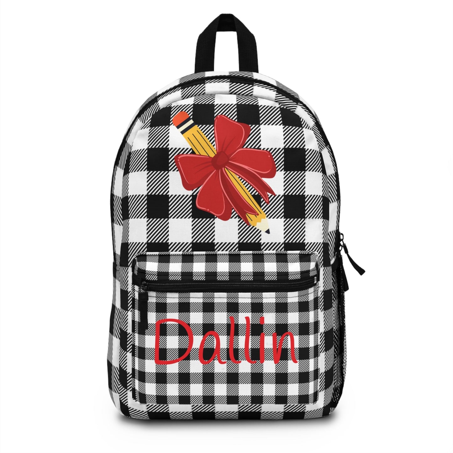 Red Ribbon Pencil Backpack - SmorgeousByGina