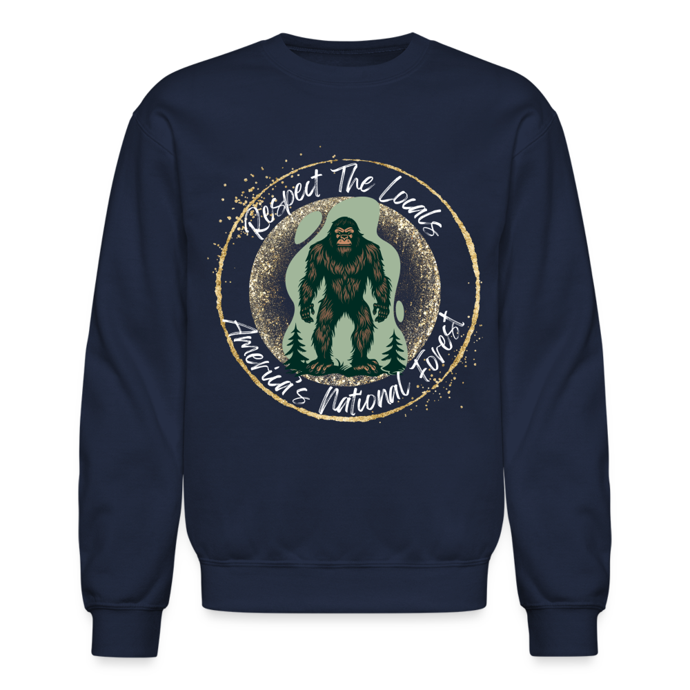 Respect The Locals Crewneck Sweatshirt - navy