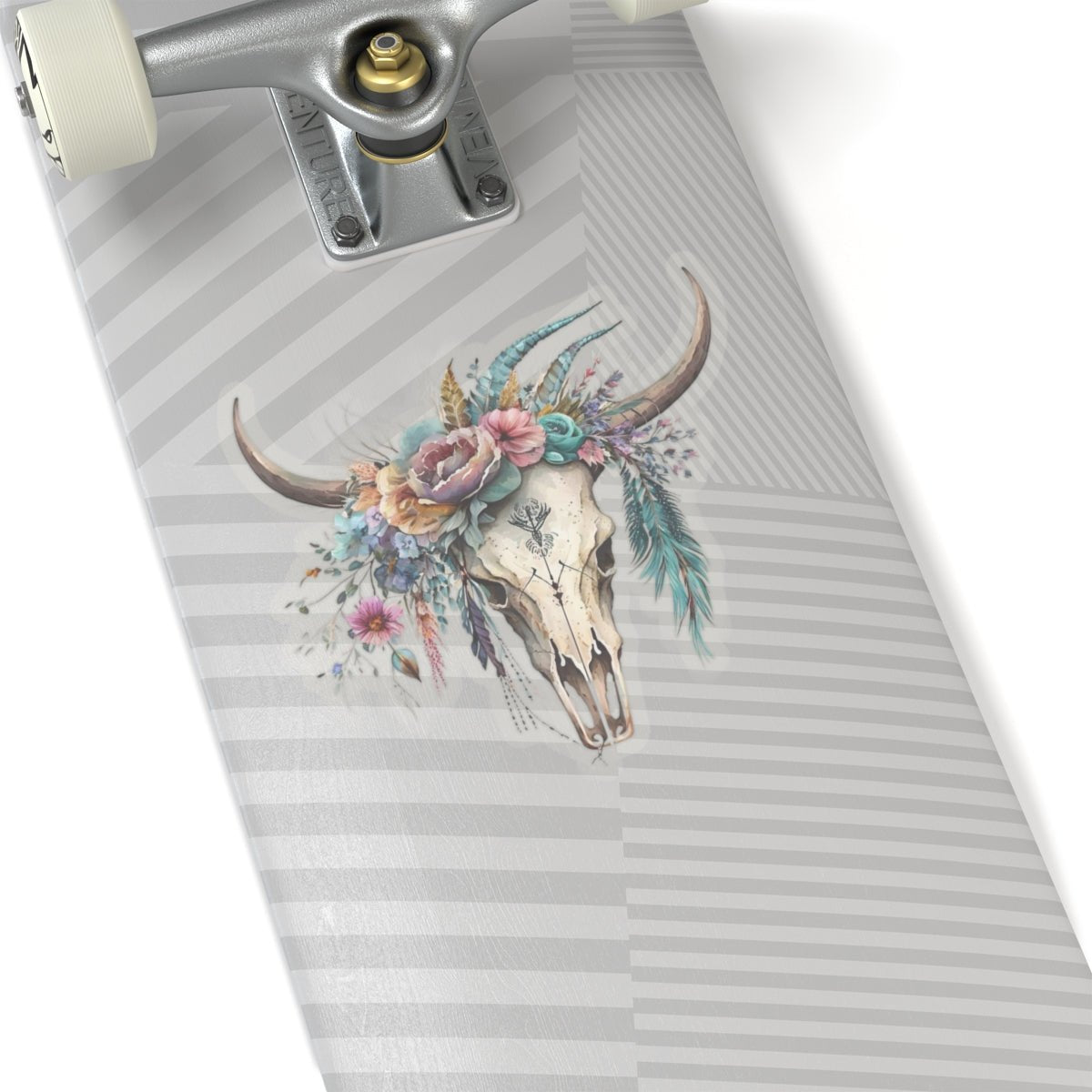 Sticker, Boho Cow Sticker, Boho, Floral Cow Sticker, K-C Stickers - SmorgeousByGina