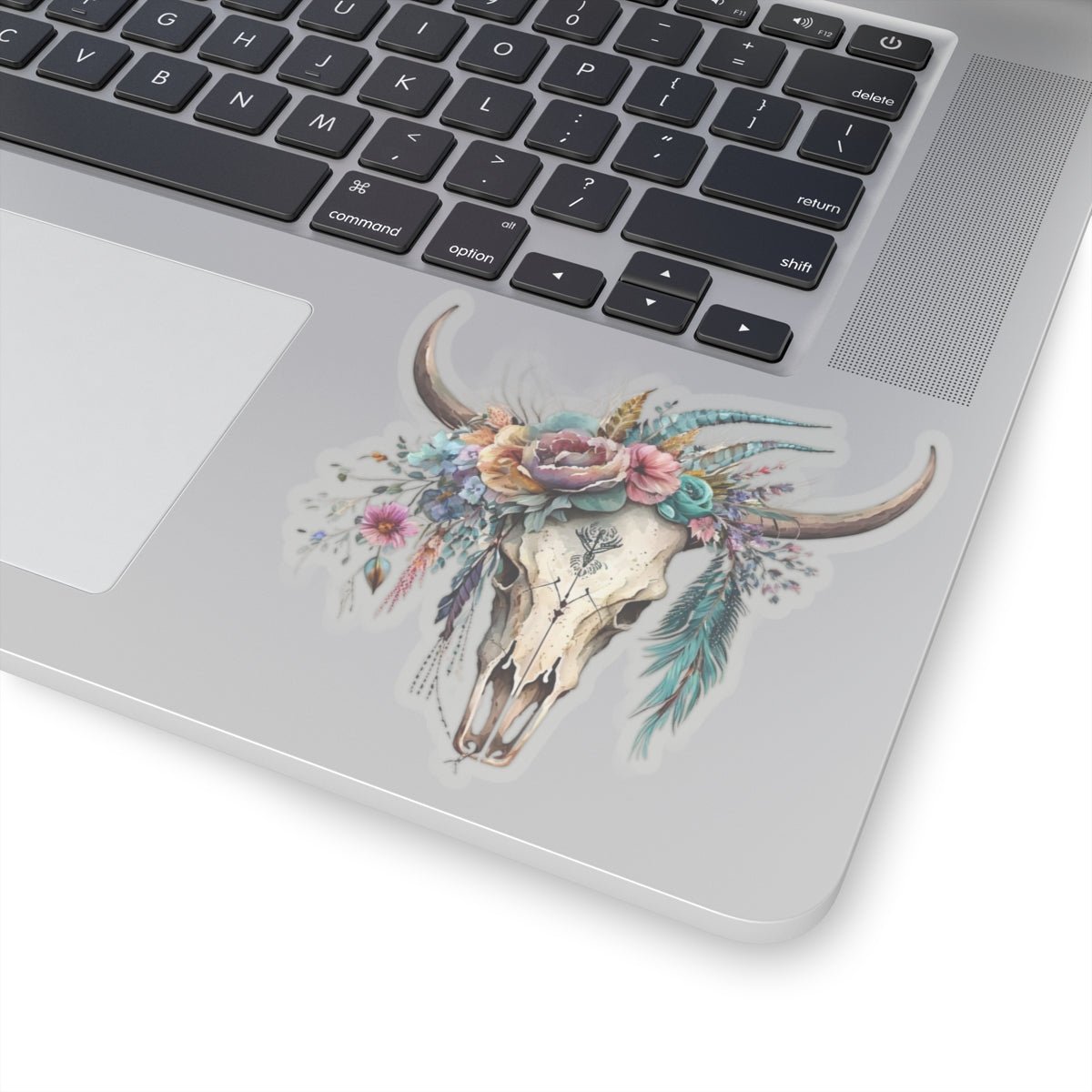 Sticker, Boho Cow Sticker, Boho, Floral Cow Sticker, K-C Stickers - SmorgeousByGina