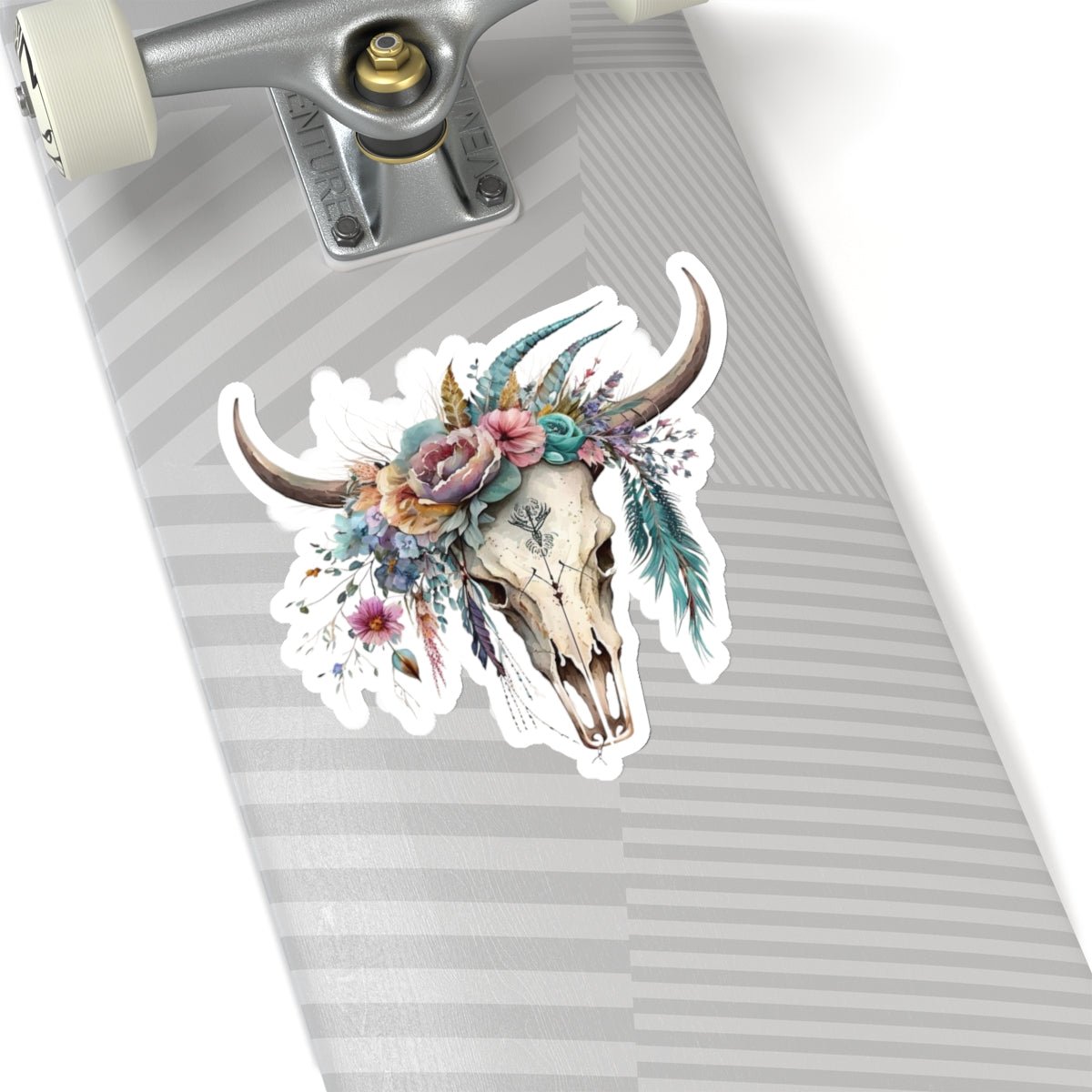 Sticker, Boho Cow Sticker, Boho, Floral Cow Sticker, K-C Stickers - SmorgeousByGina