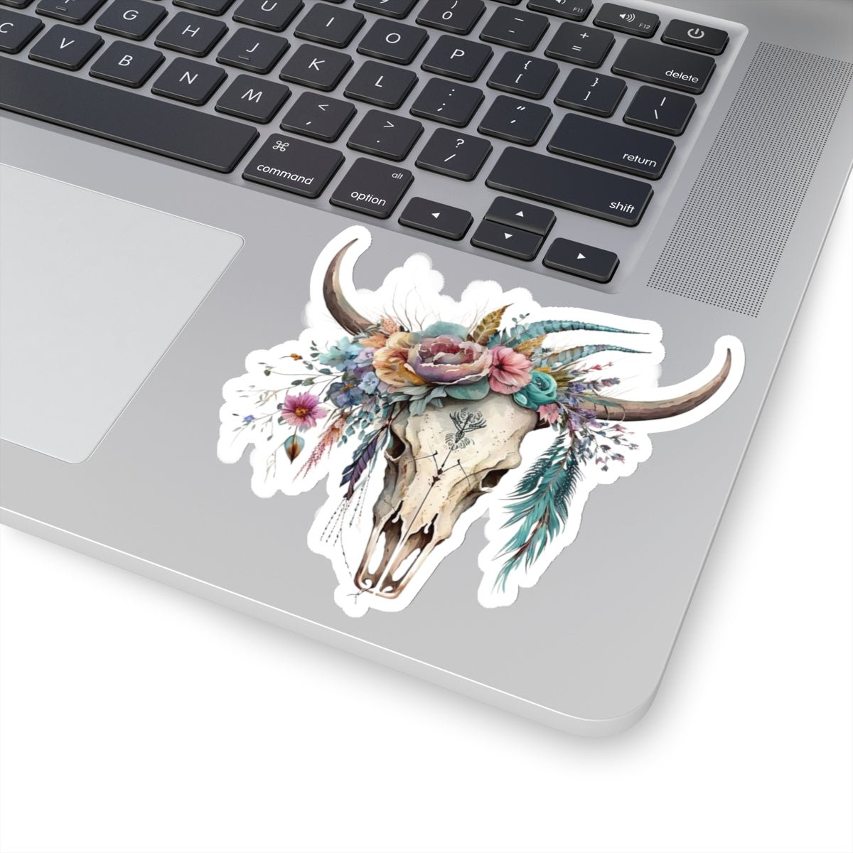 Sticker, Boho Cow Sticker, Boho, Floral Cow Sticker, K-C Stickers - SmorgeousByGina