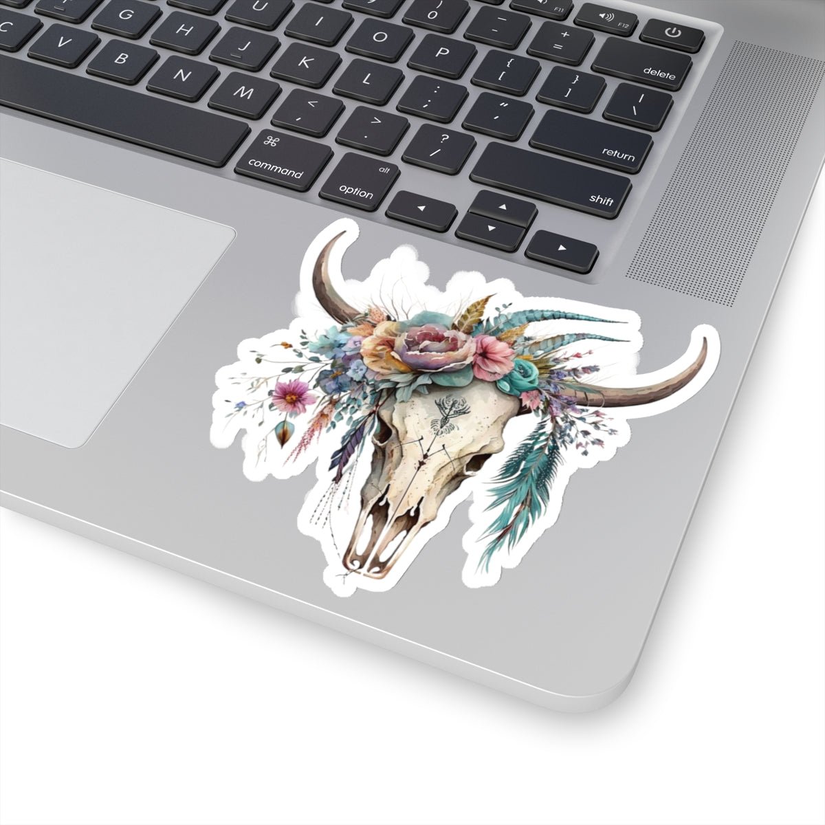 Sticker, Boho Cow Sticker, Boho, Floral Cow Sticker, K-C Stickers - SmorgeousByGina