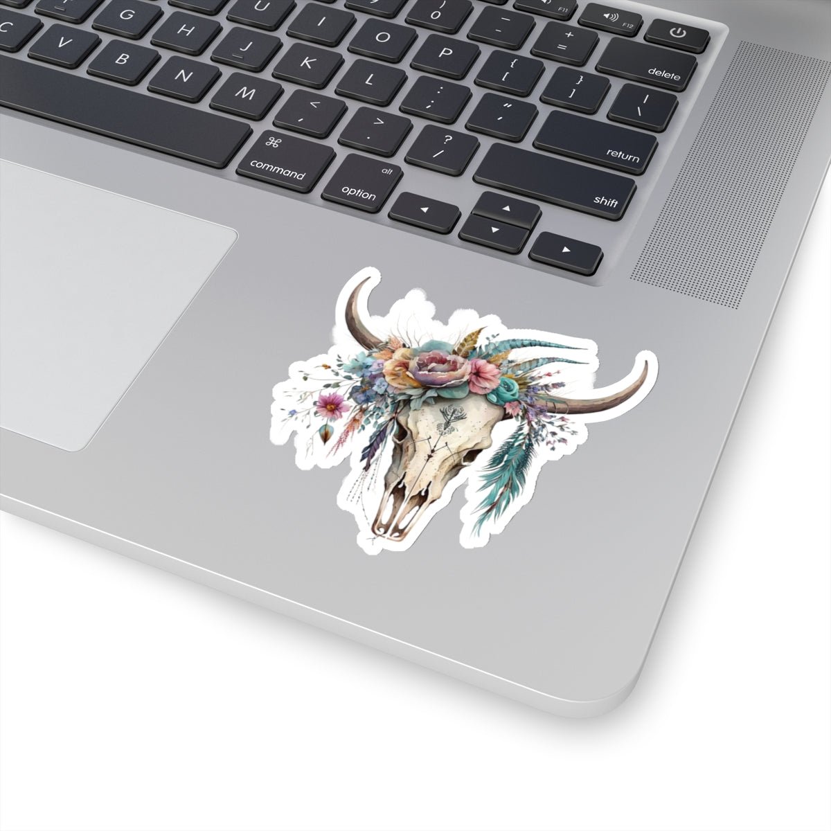 Sticker, Boho Cow Sticker, Boho, Floral Cow Sticker, K-C Stickers - SmorgeousByGina